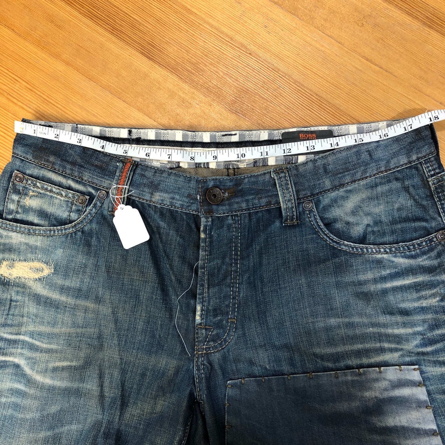 Hugo Boss Washed Straight Denim Jeans W38 L34