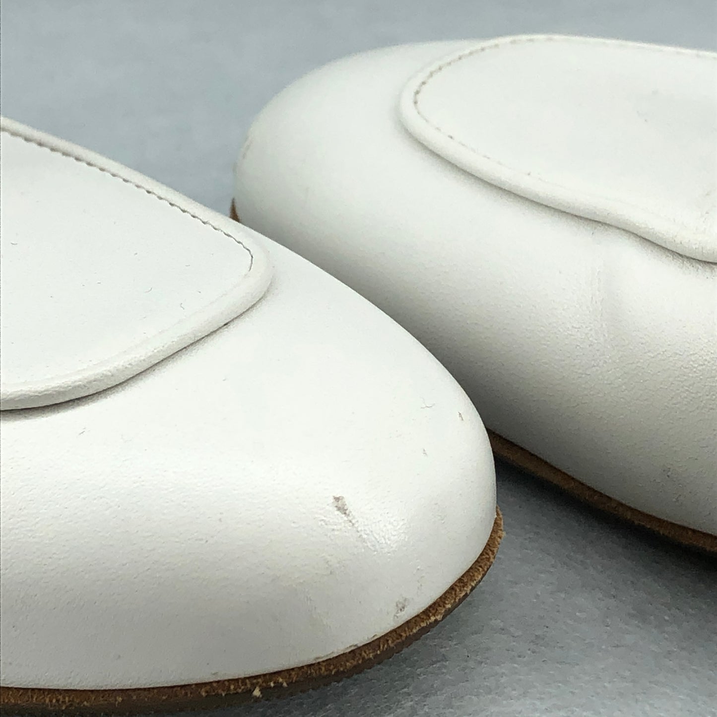 Hermes Oz Mules Size 35.5 White