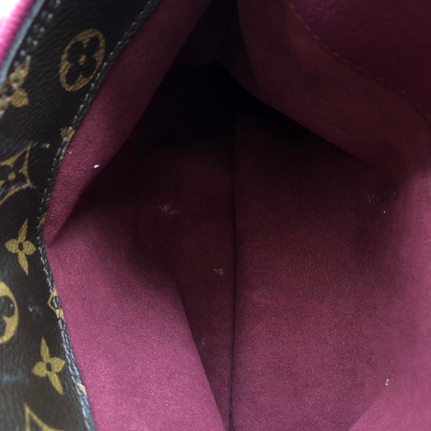 Louis Vuitton Monogram Pallas MM Handbag Brown