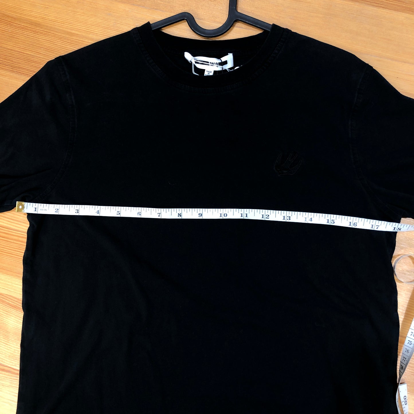 Alexander McQueen Black Embroidered Skull Short Sleeve T-Shirt Size M