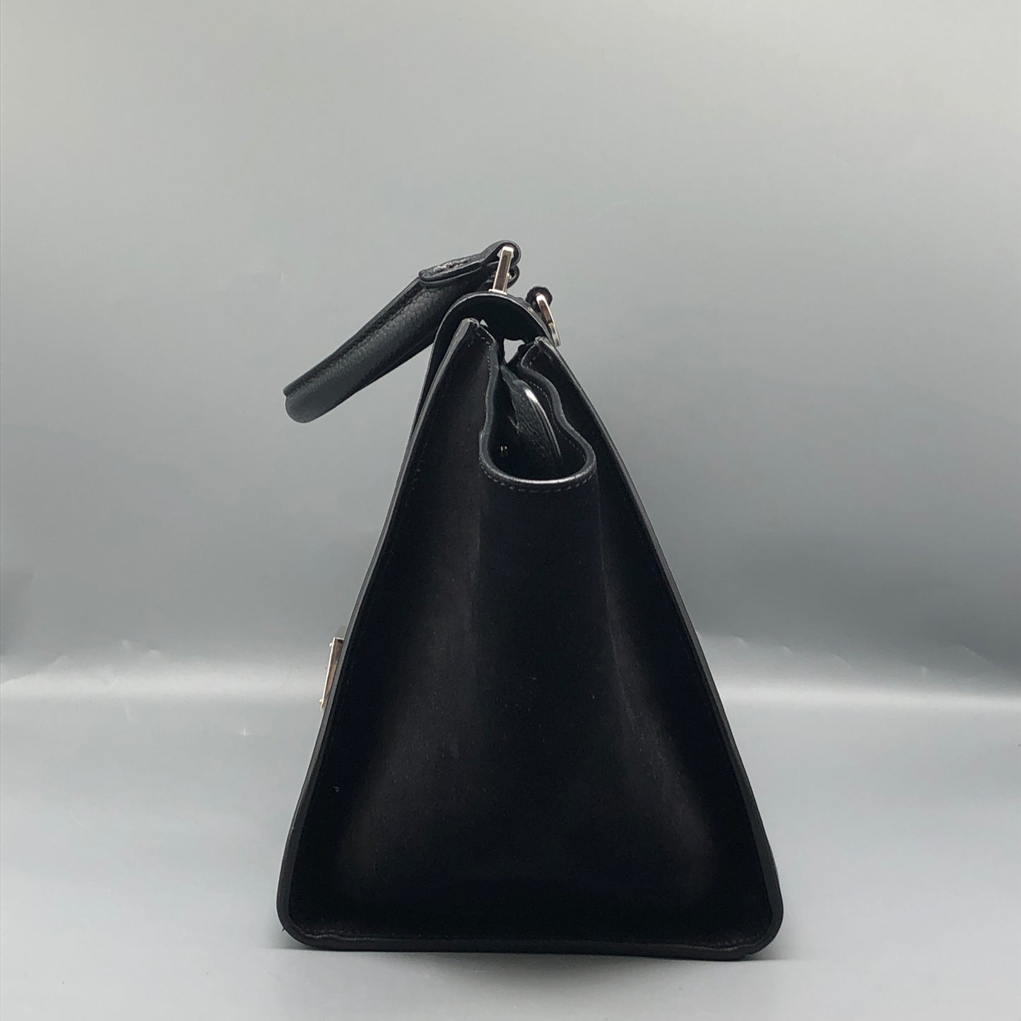 Celine Trapeze Top Handle Bag Black