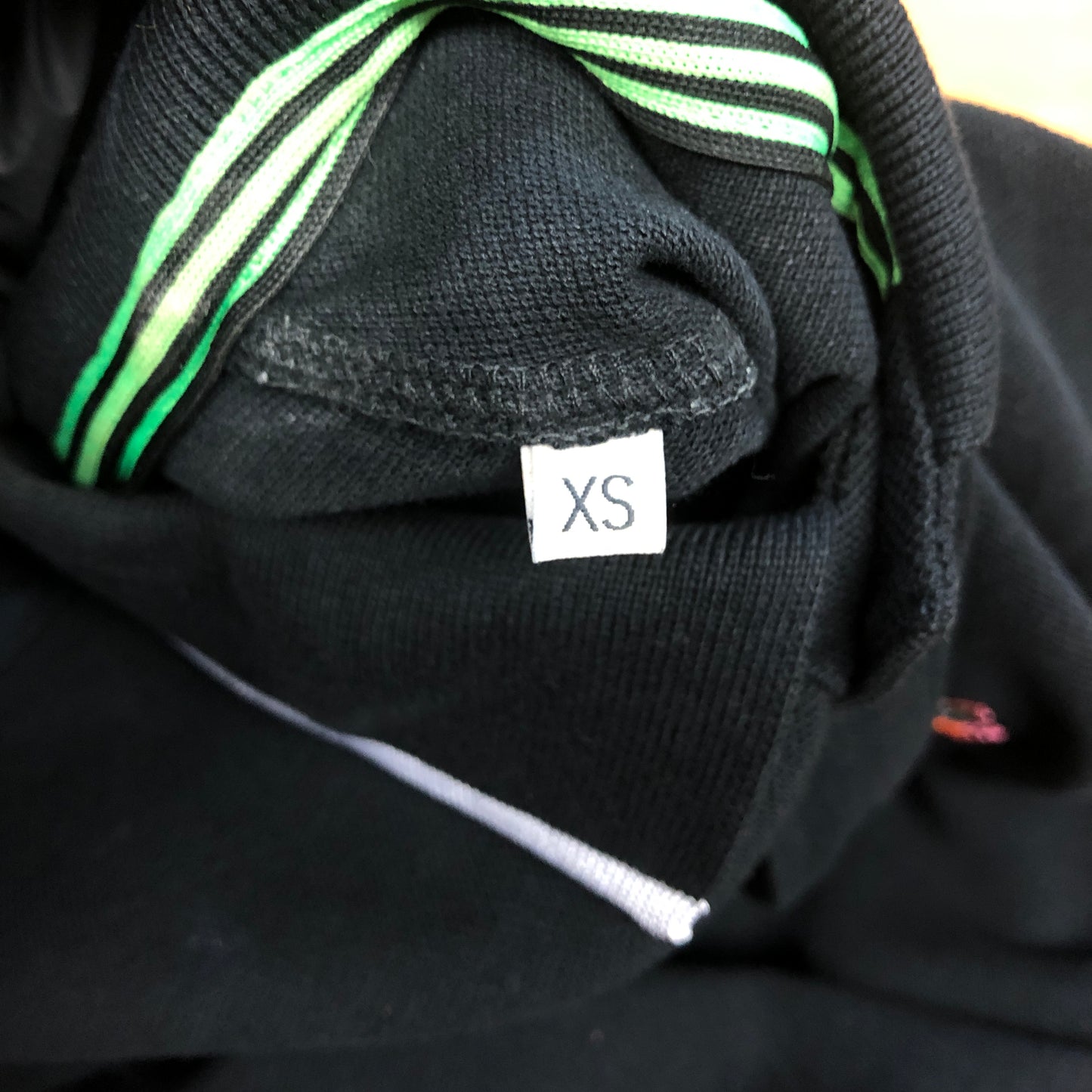Kenzo Black Tiger Embroidered Polo Shirt Size XS