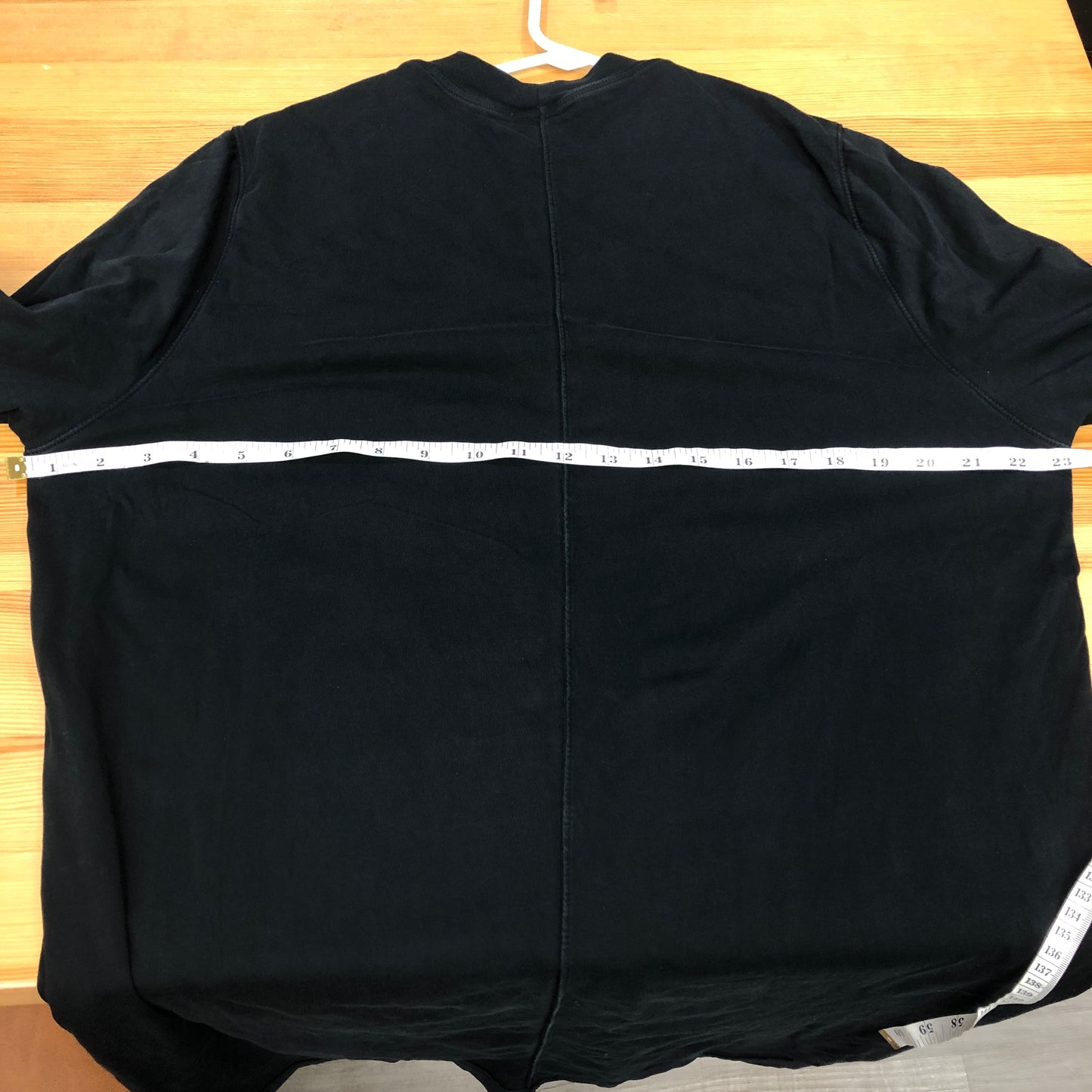 Dark Show Black Long Sleeve Graphic Print Tee Size S