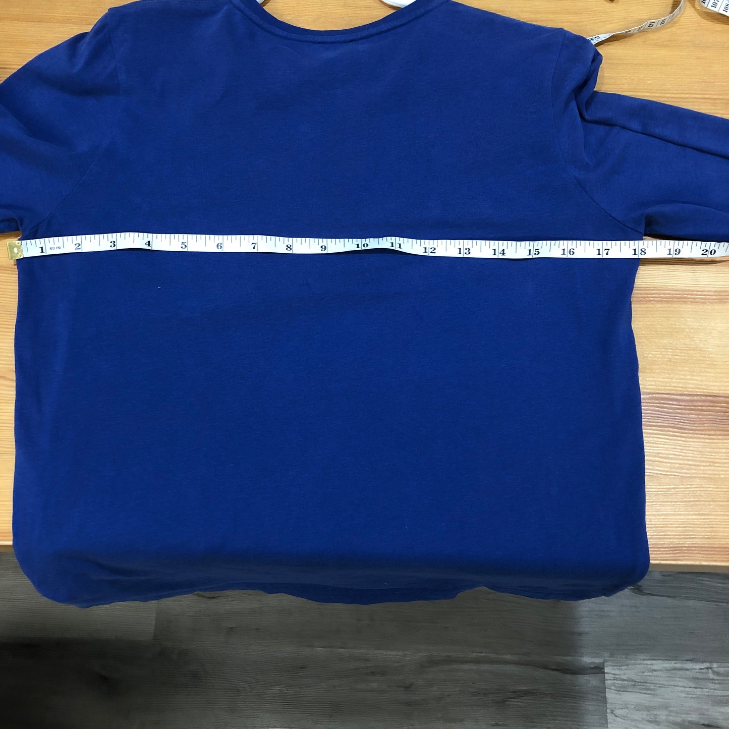 Karl Lagerfeld Kids Royal Blue Graphic Long Sleeve Tee Size 14Y (162cm)