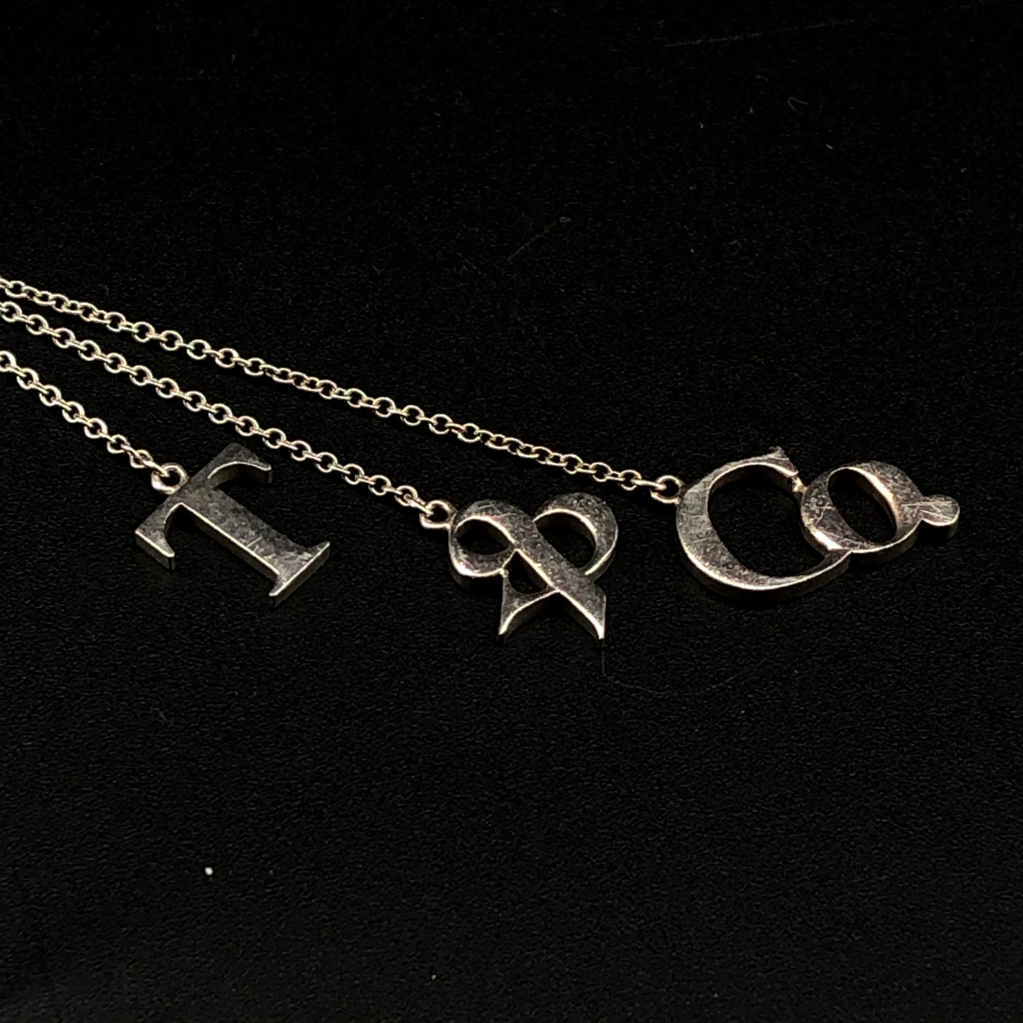 Tiffany & Co. 925 Silver Elsa Peretti Open Heart Pendant Necklace