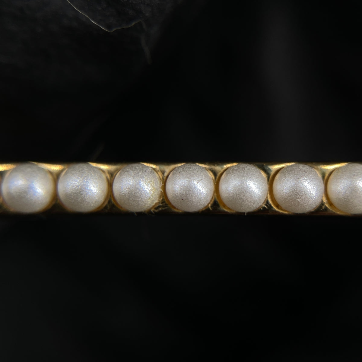 Christian Dior Pearl & Gold Tone CD Drop Earrings