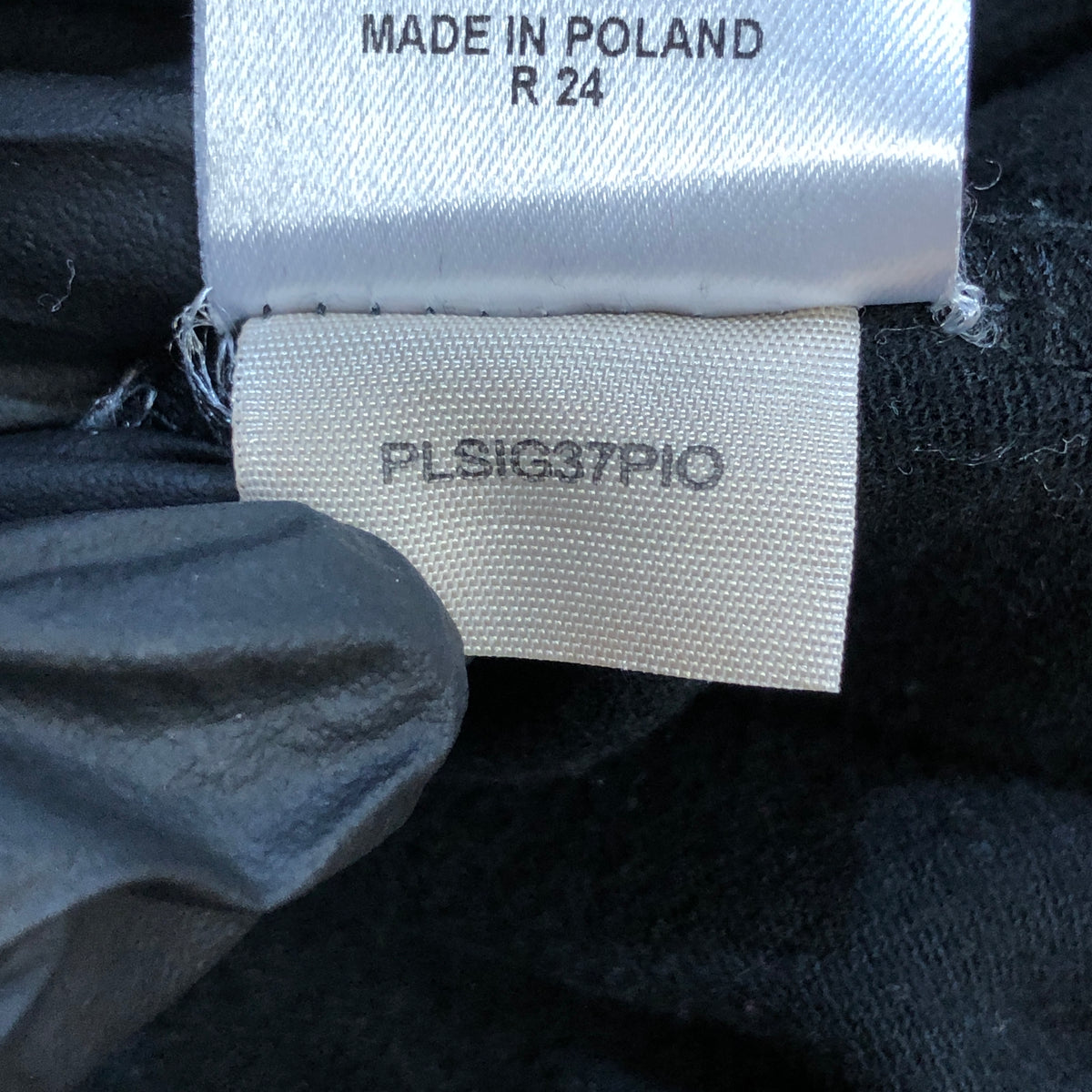 Burberry Black Hooded Zip Up Jacket Size M