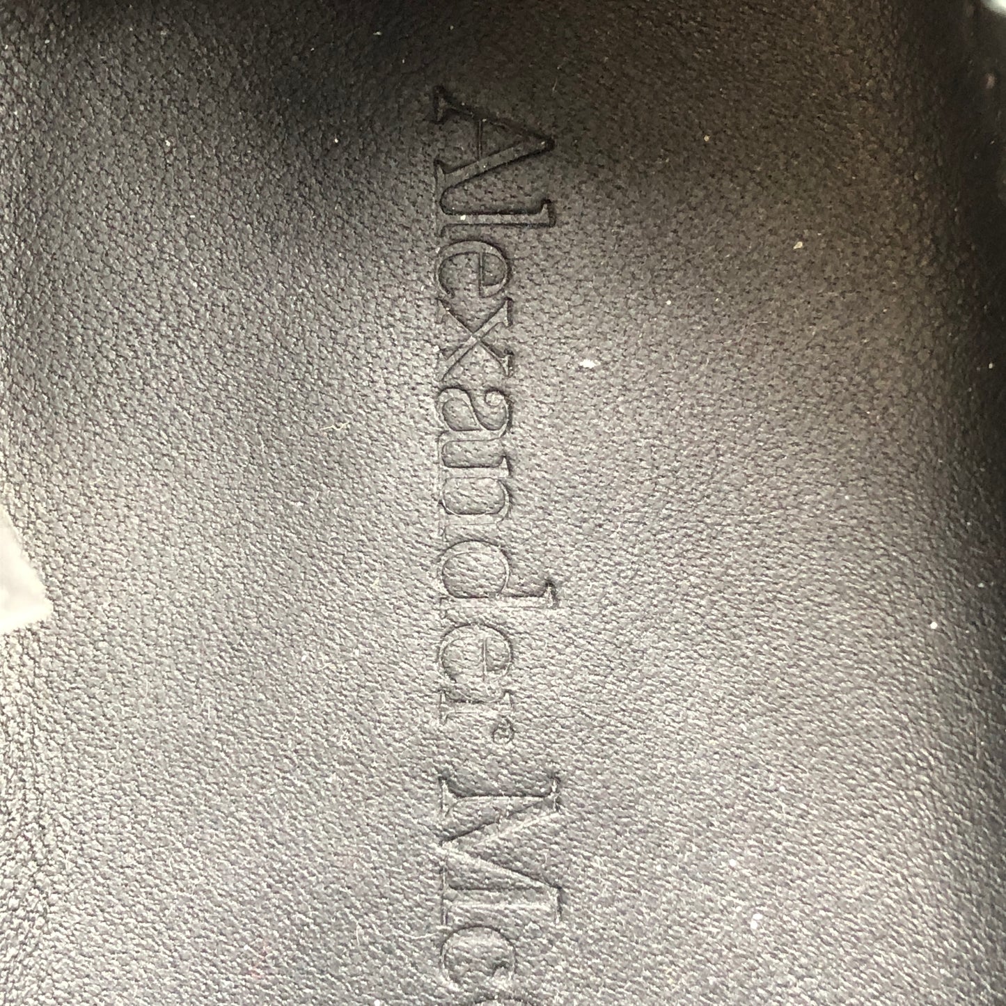 Alexander McQueen Tread Slick Platform Canvas Sneakers Size 37 Black