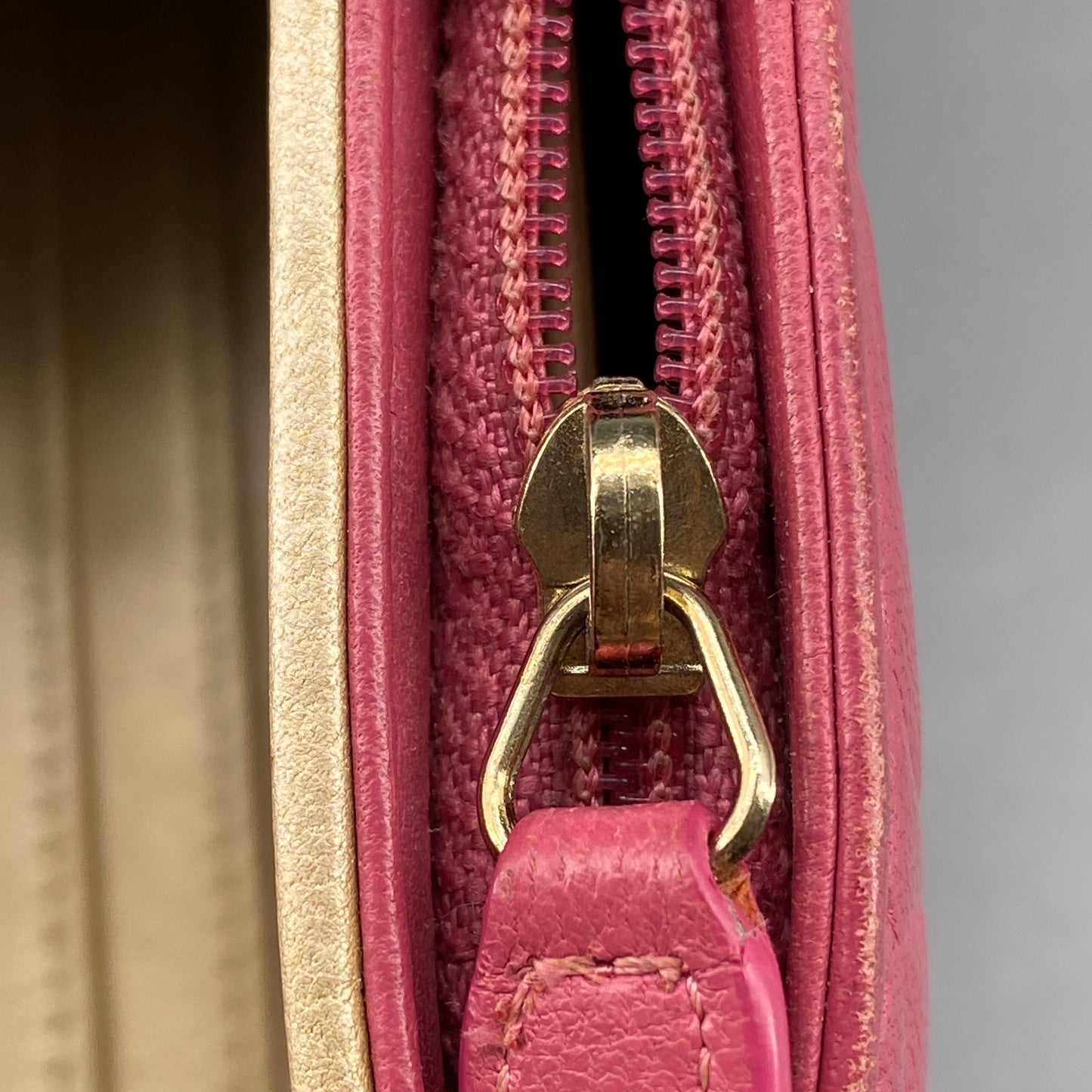 Chanel Pink Camellia Embossed Leather Flap Wallet