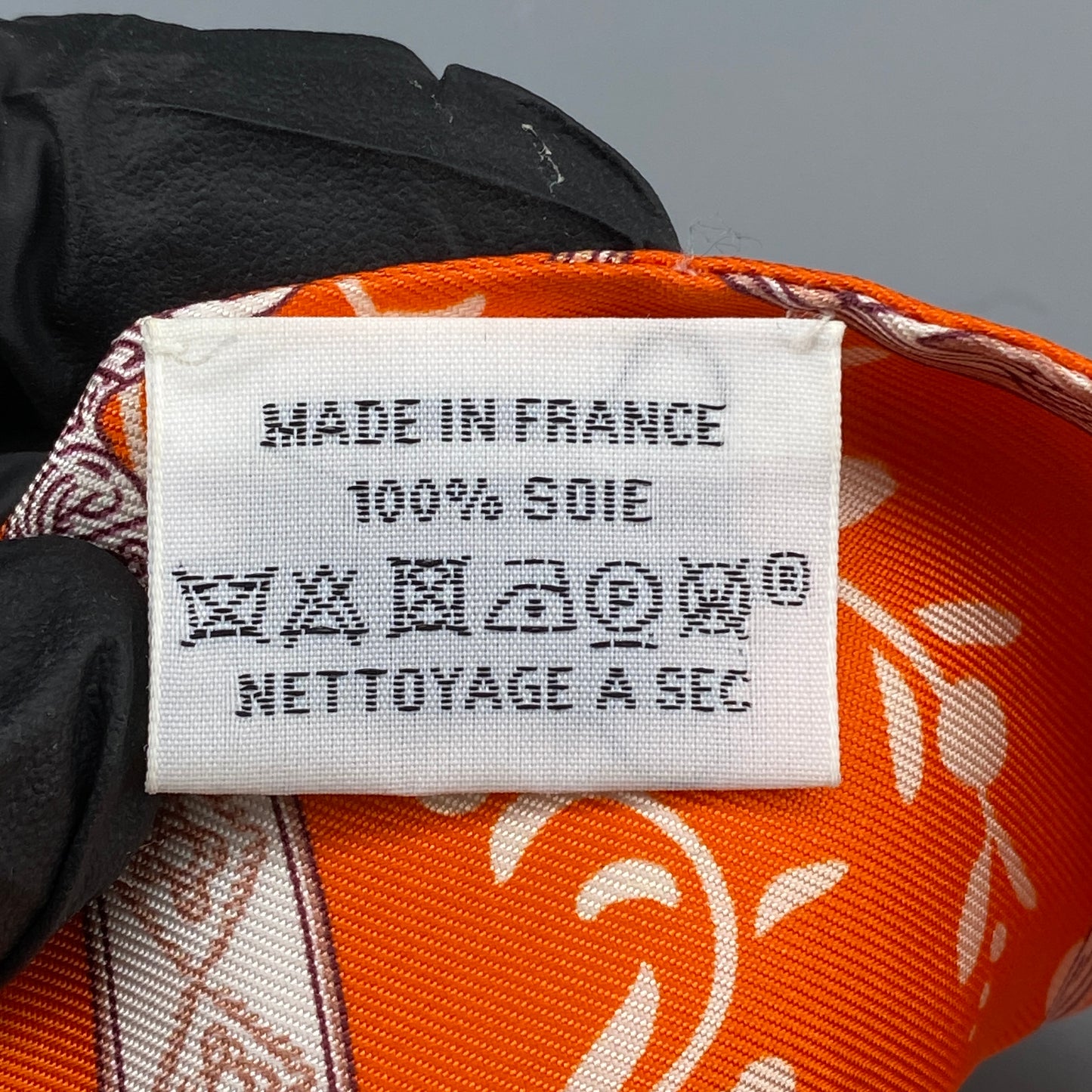 Hermes Twilly Silk Scarf Orange