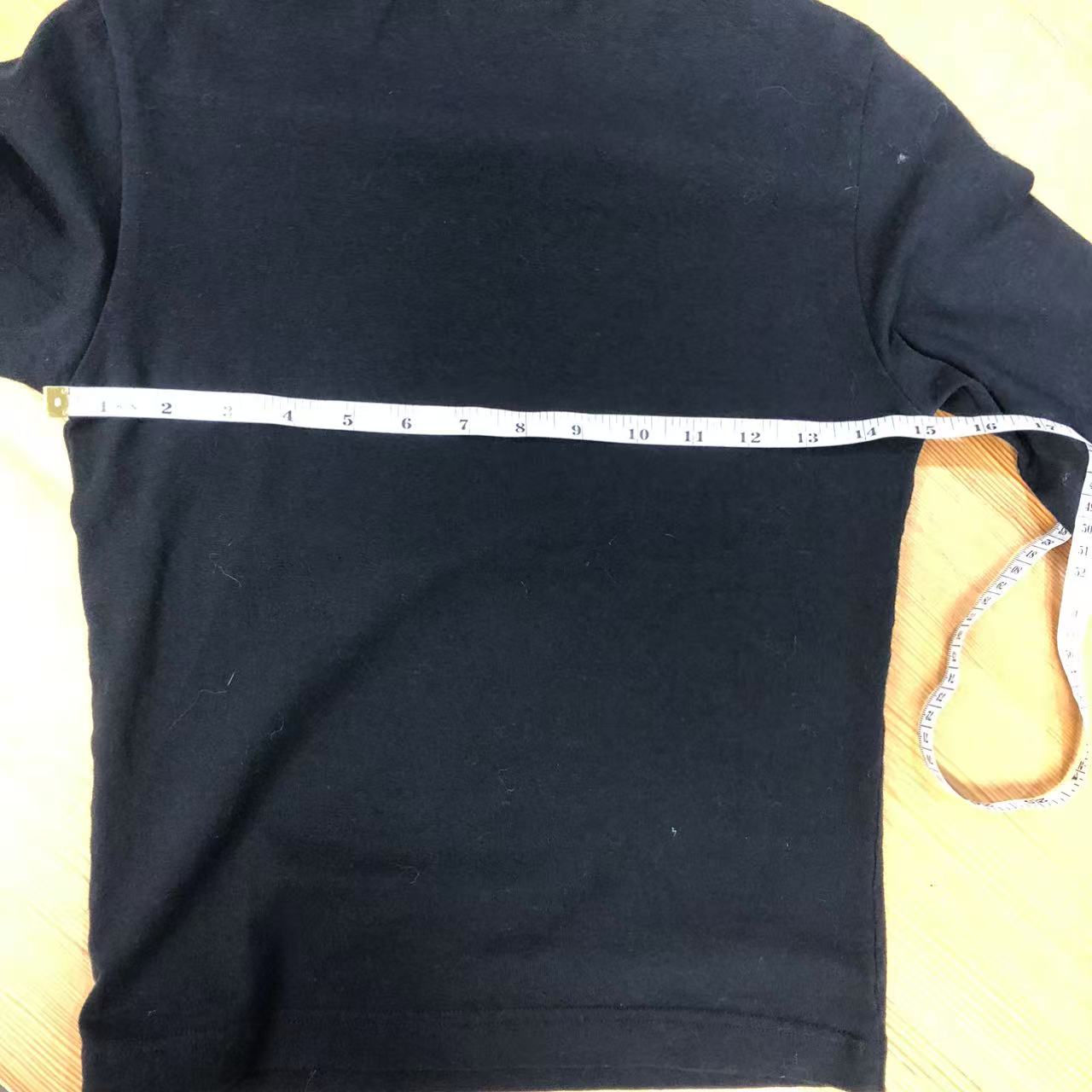 Balenciaga Black Crewneck Long Sleeve Logo Tee Size S