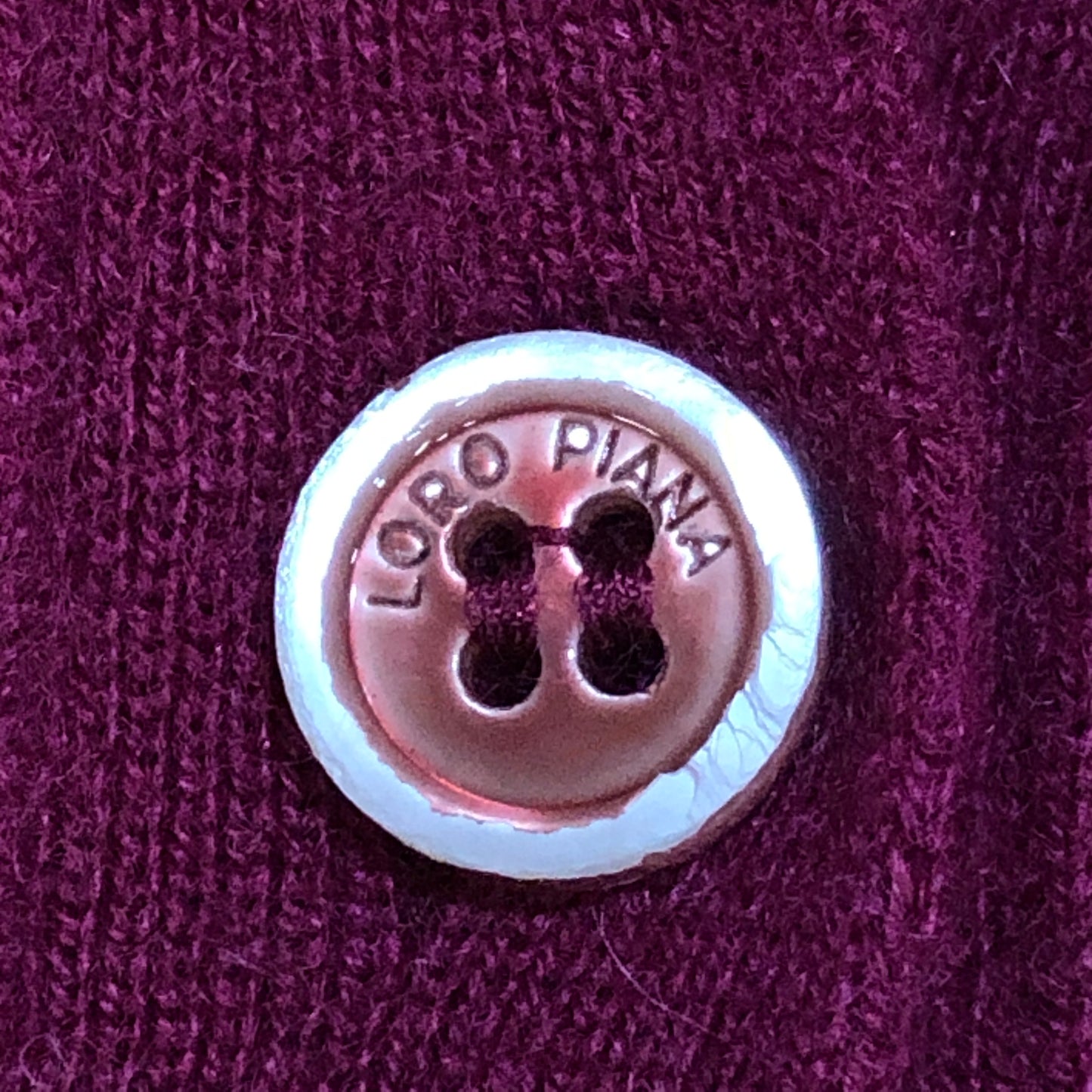 Loro Piana Deep Fuchsia Short Sleeve Knit Top Size 42