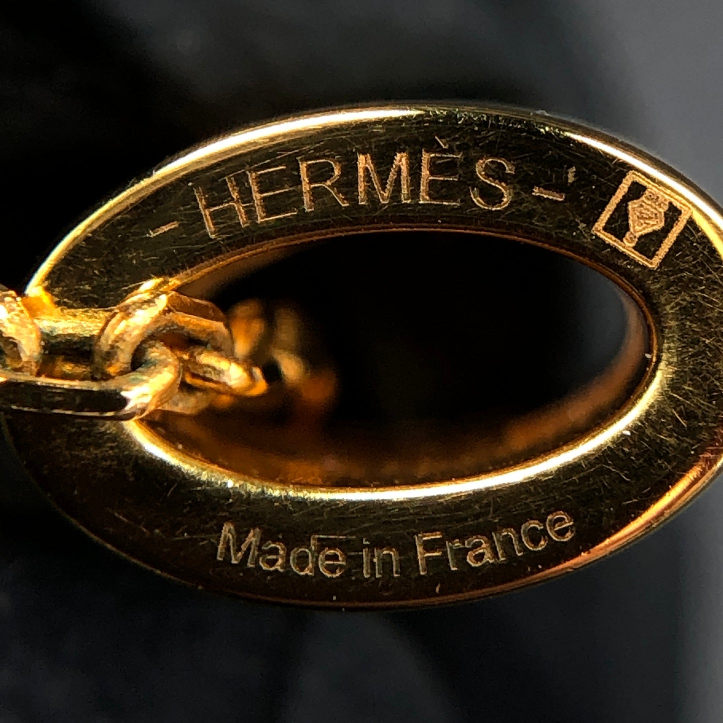 Hermes White H Pop Pendant Necklace