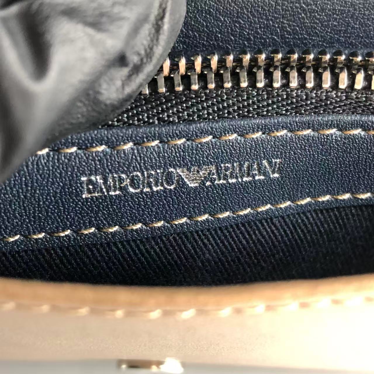 Emporio Armani Mini-Bag in a Salmon Color with a Shoulder Strap