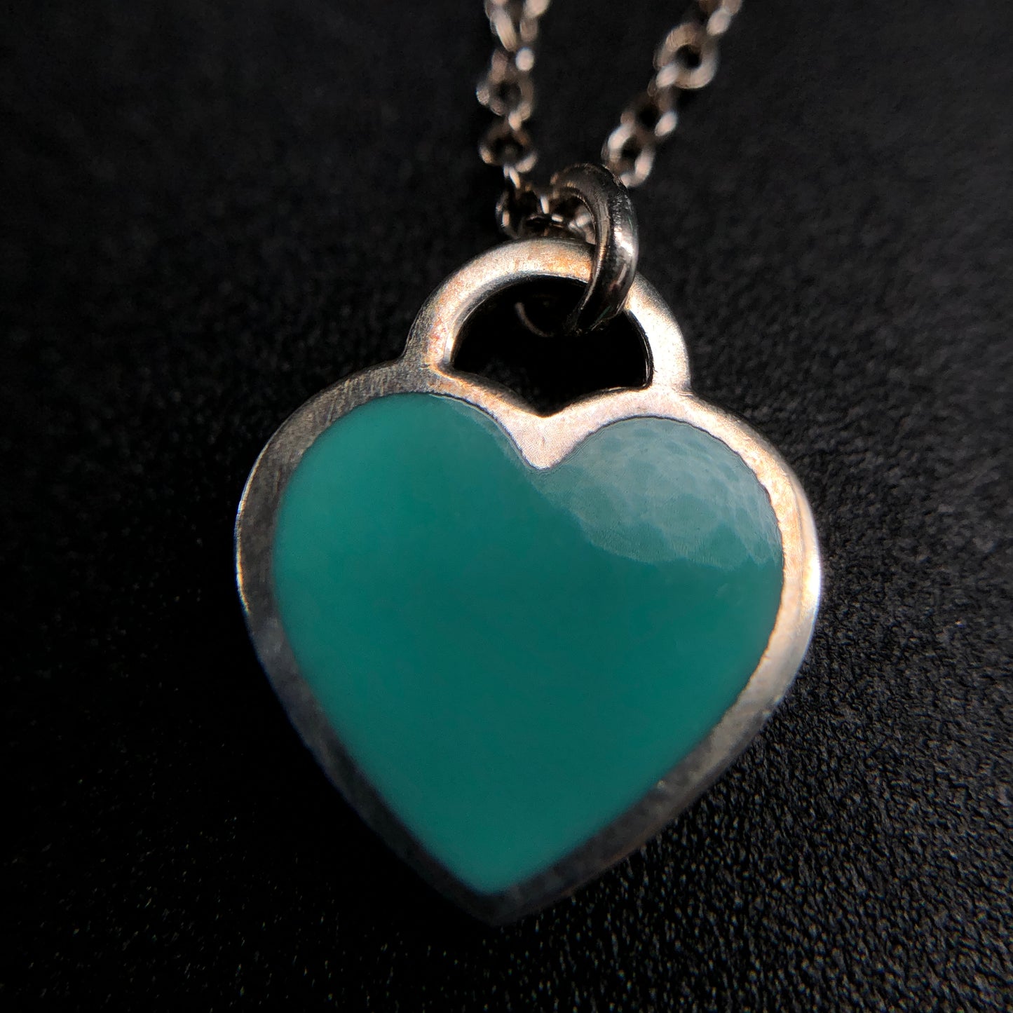 Tiffany & Co Return to Tiffany Heart Necklace 925 Turquoise