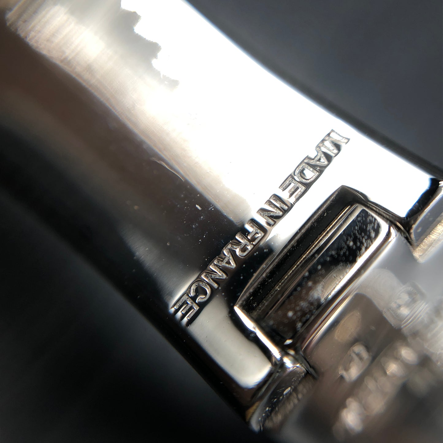 Hermes 2013 Blue Enamel Clic H Bracelet