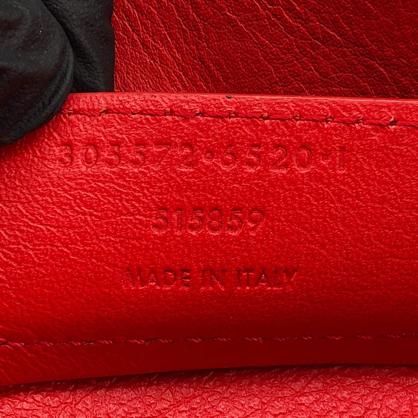 Balenciaga Mini City Lambskin Leather Handbag Red