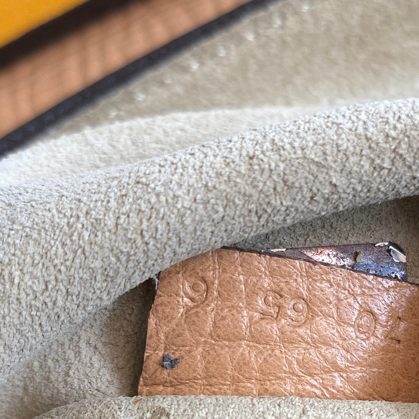 Chloe Yellow Nude Leather Drew Crossbody Saddle Bag