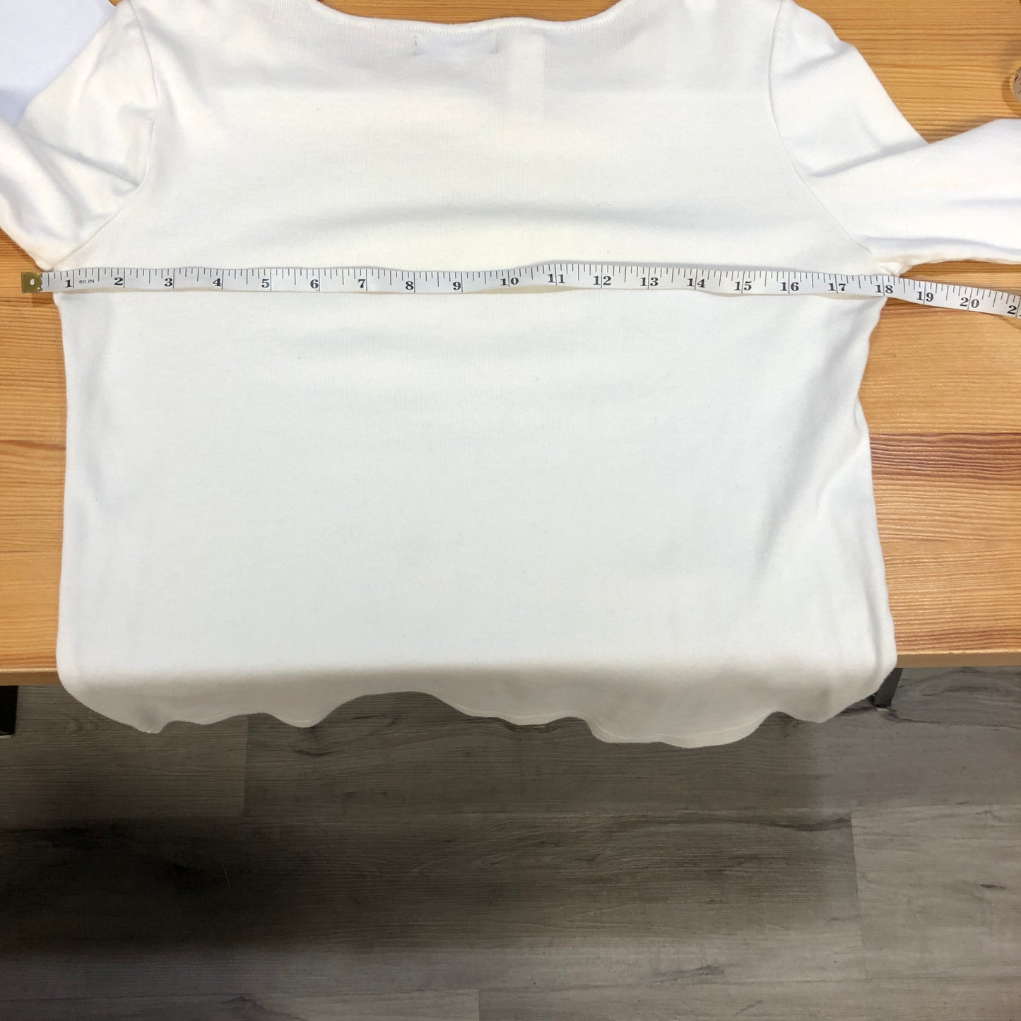 Burberry Blue Label Embroidered Horse Long Sleeve Top Size 38 Cream