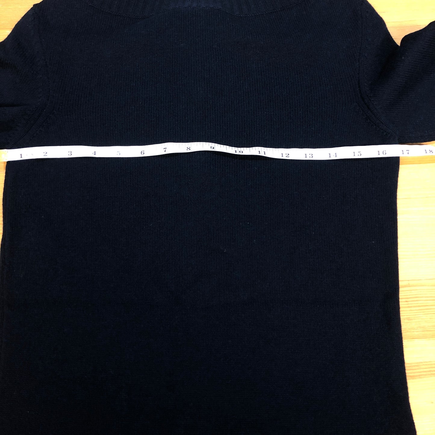 Chanel Navy Blue Knit Sheath Dress Size 34