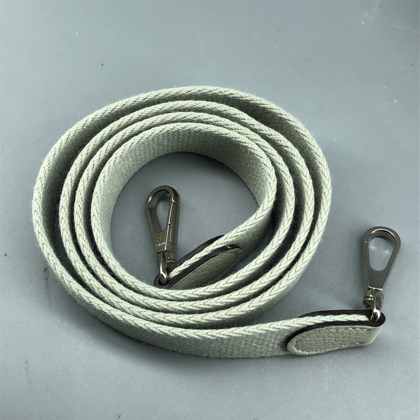 Hermes Mini Evelyne 2024 TPM Light Grey-White tong with Subtle Green Undertone