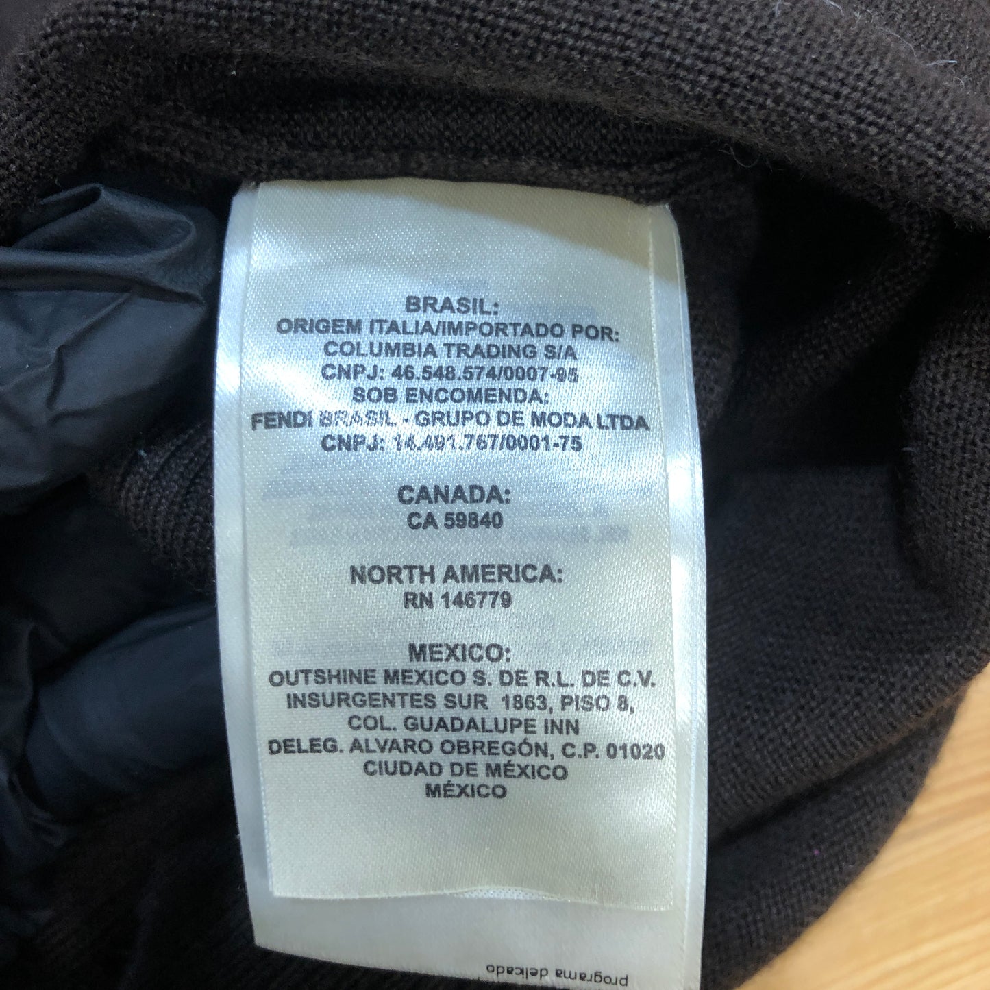Fendi Crewneck Sweater Size 44 Brown