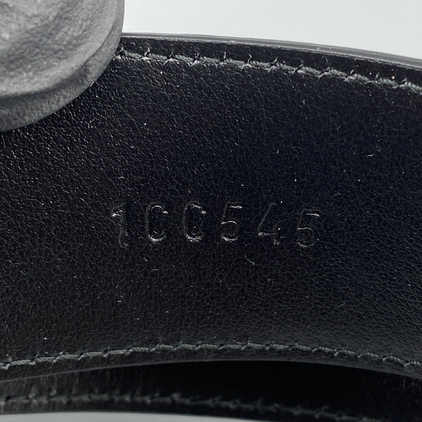 Prada Black Leather Belt 75cm