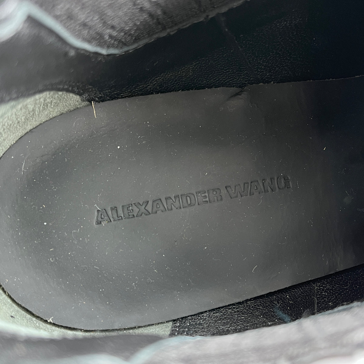 Alexander Wang Black Leather Chelsea Ankle Boots size 37