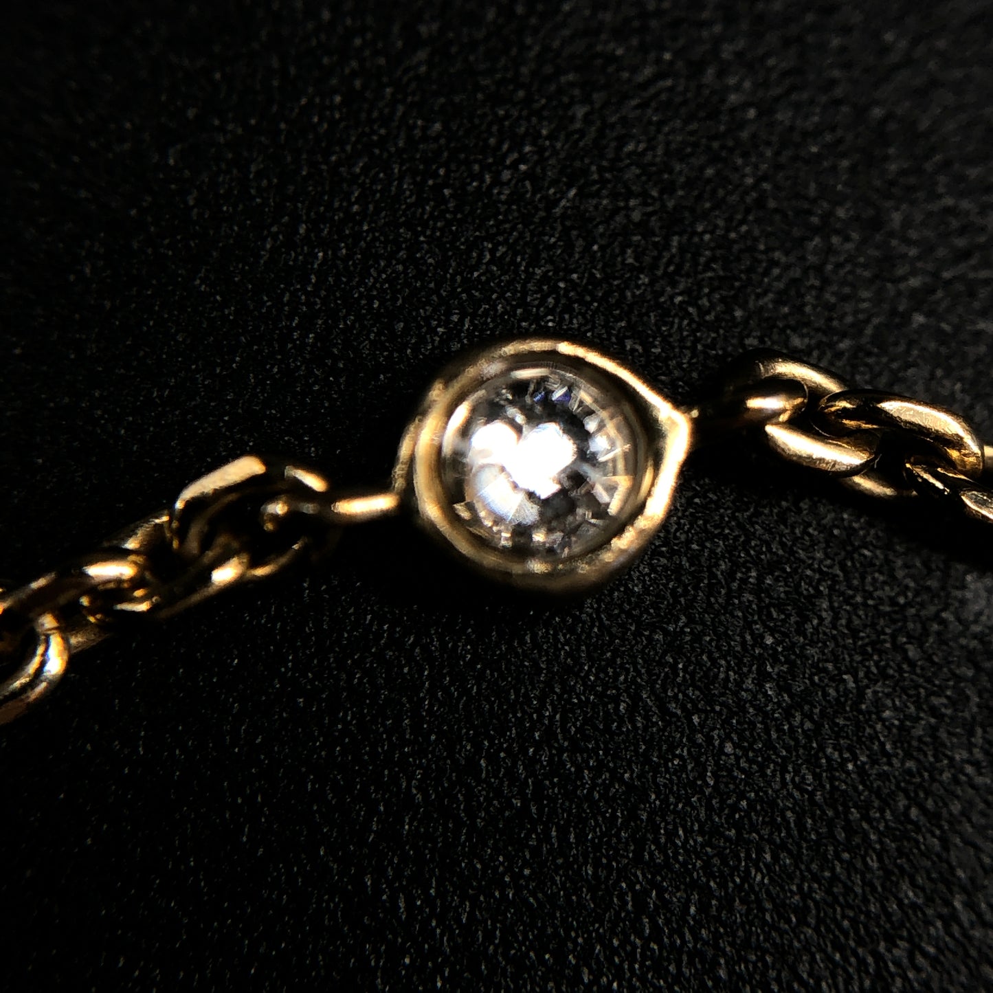 Christian Dior Gold Tone Crystal & Star Charm Bracelet