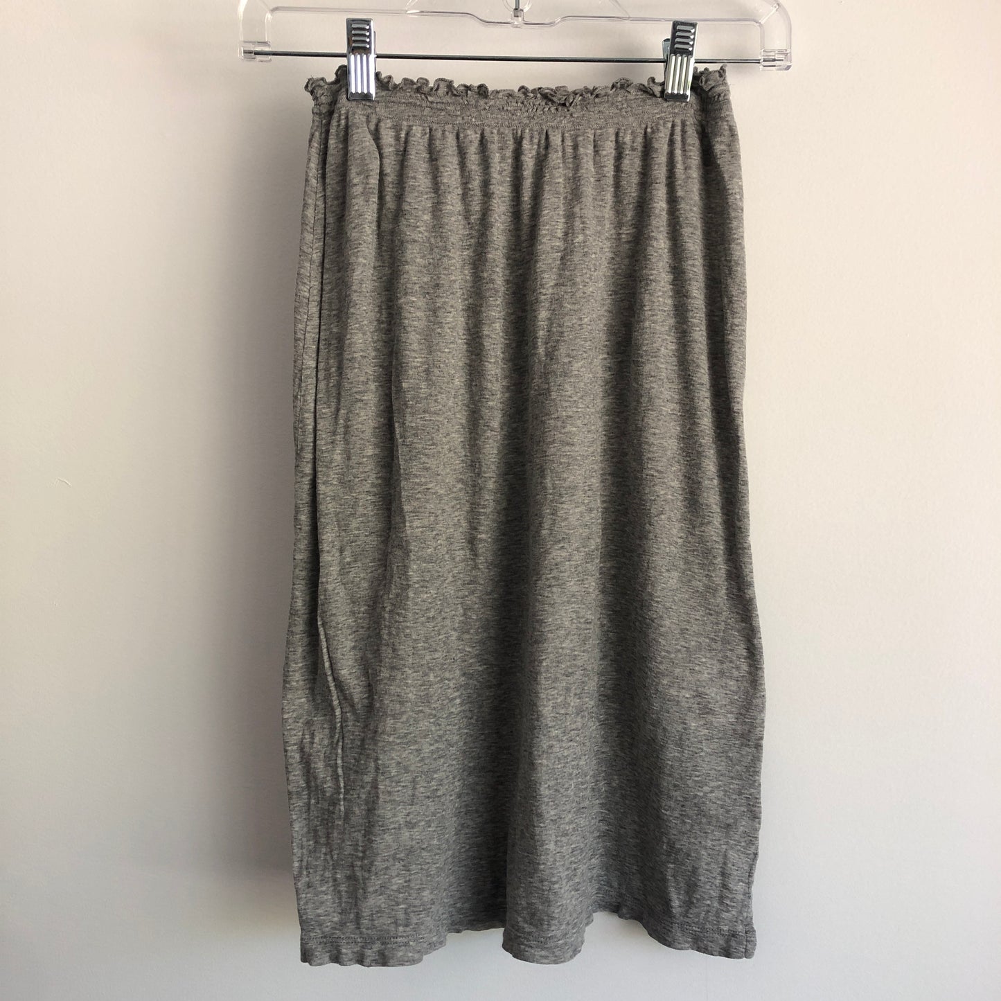 Miu Miu Grey Cotton Camisole & Midi Skirt Set Size XS