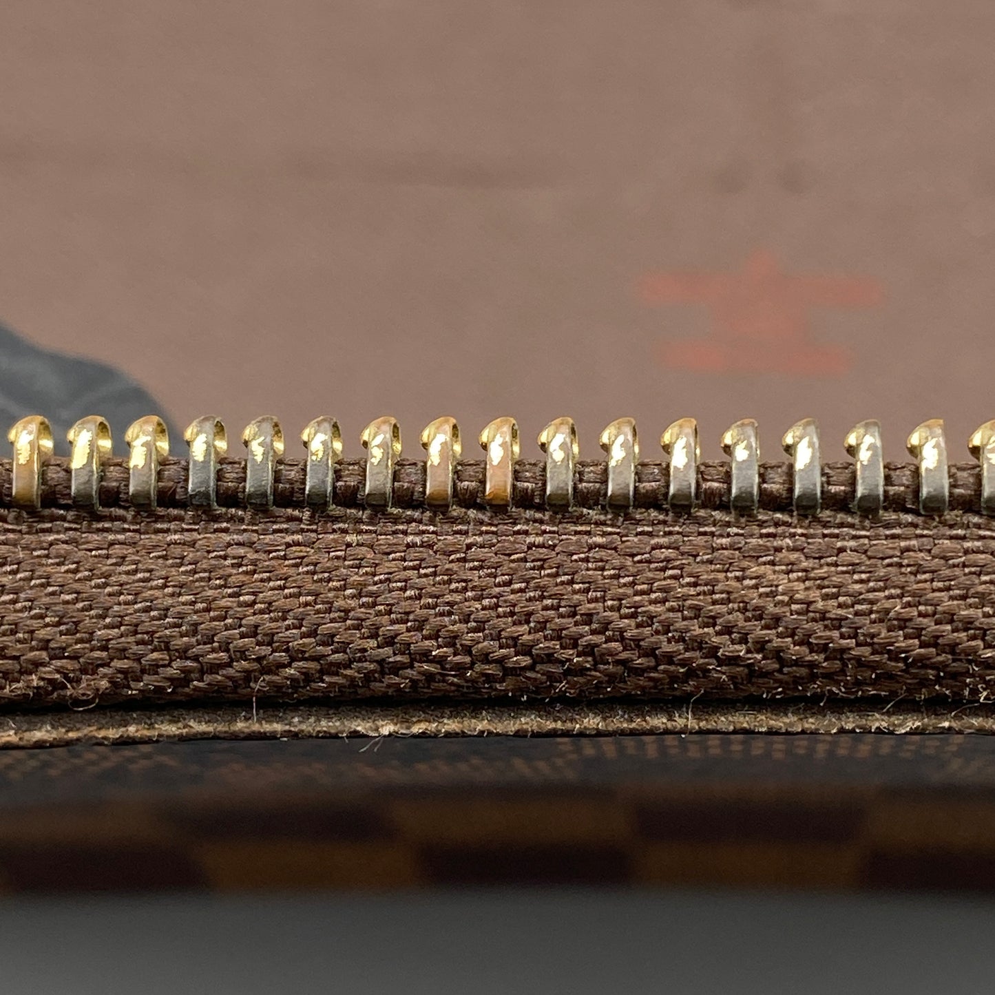 Louis Vuitton Brown Damier Ebene Canvas Full-Zip Long Wallet