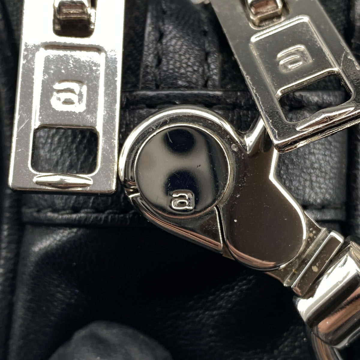 Alexander Wang Mini Camera Crossbody Bag Black Leather