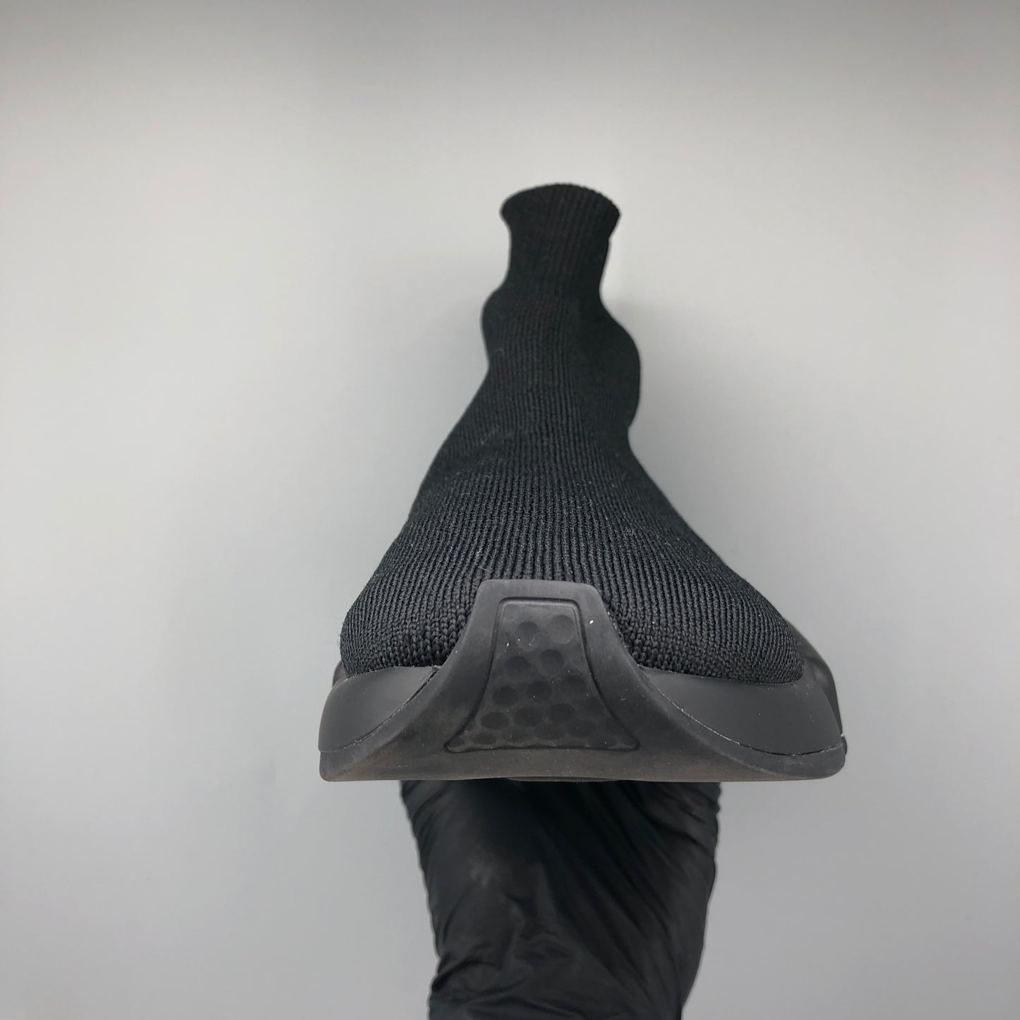 Balenciaga Women's Speed Knit Sock Sneakers Size 37 All Black