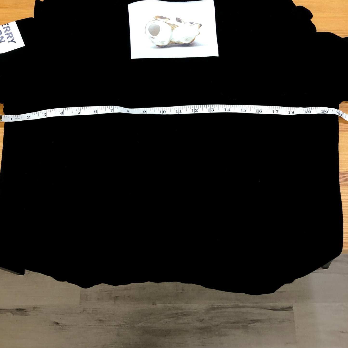 Burberry Bambi Print Cotton Sweatshirt Size S Black