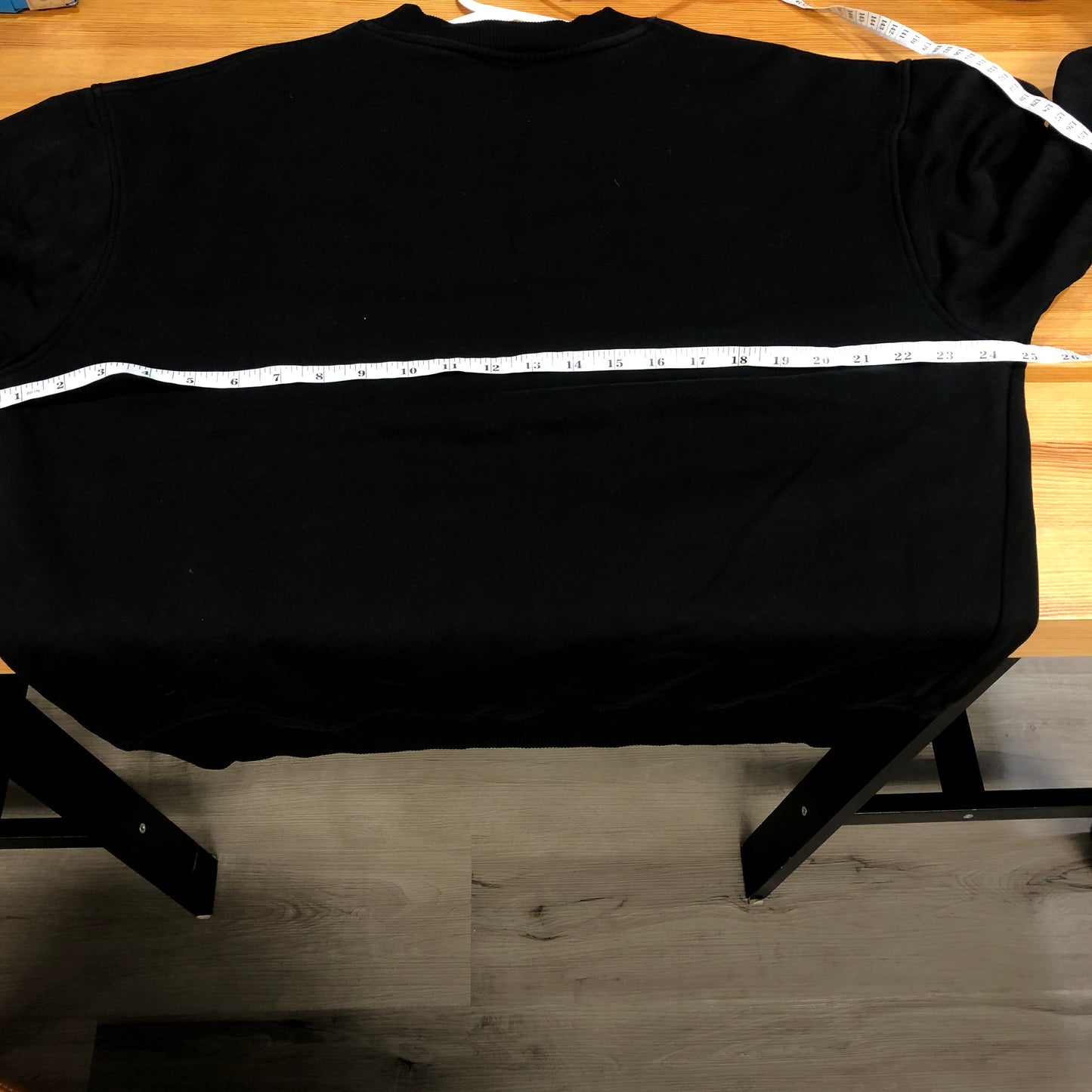 Acne Studios Rose Print Crew Neck Sweatshirt Size XS Black