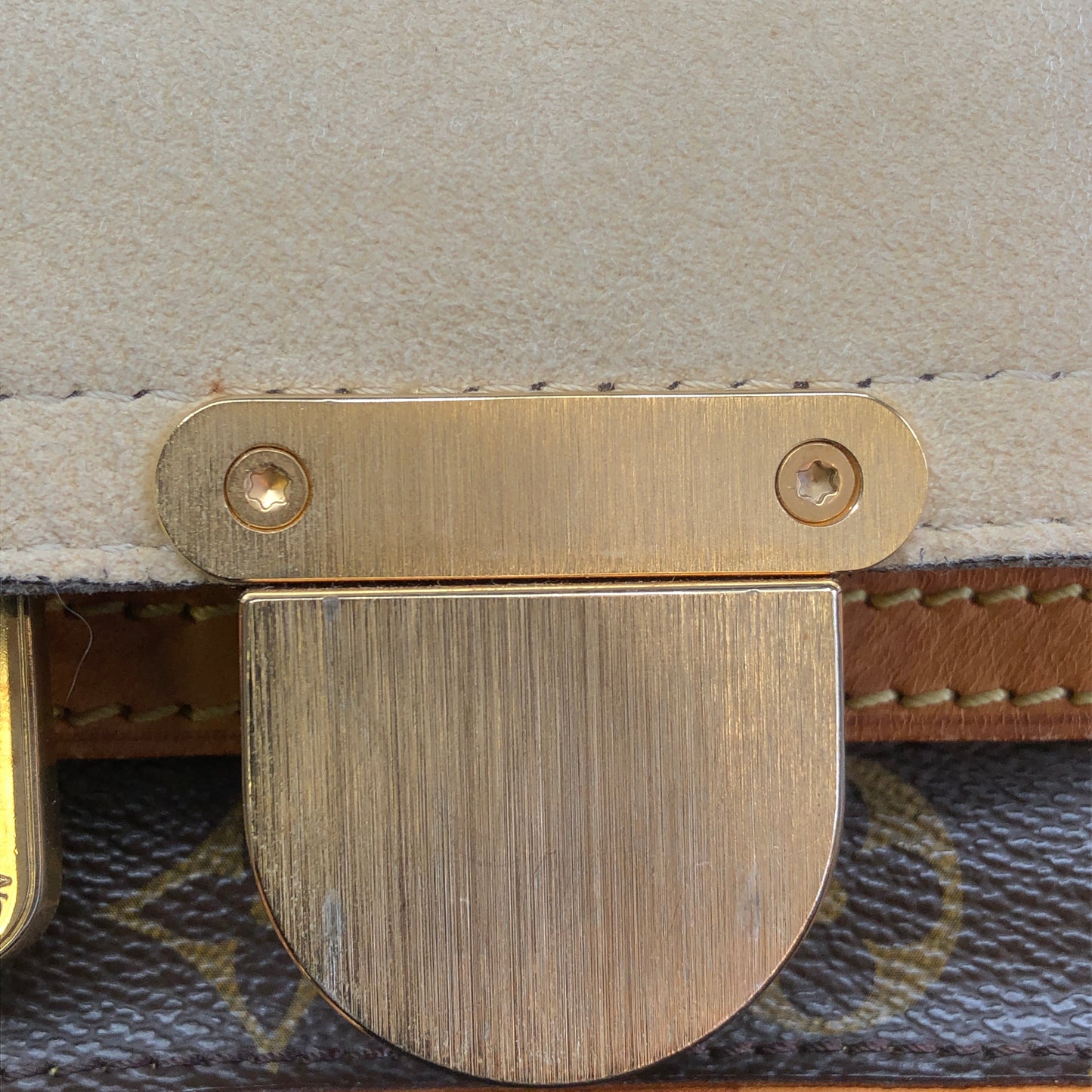 Louis Vuitton Monogram Hudson GM Bag Brown