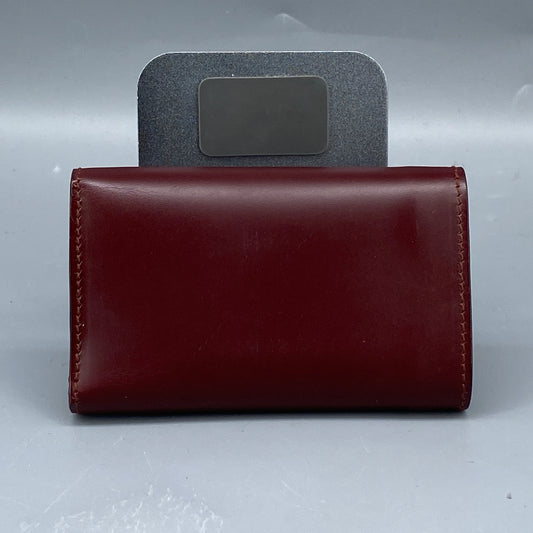 Ferragamo Reddish-Brown Leather Key Case