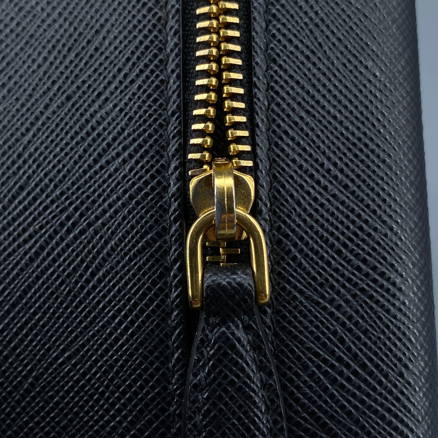 Prada Saffiano Envelope Long Wallet Black