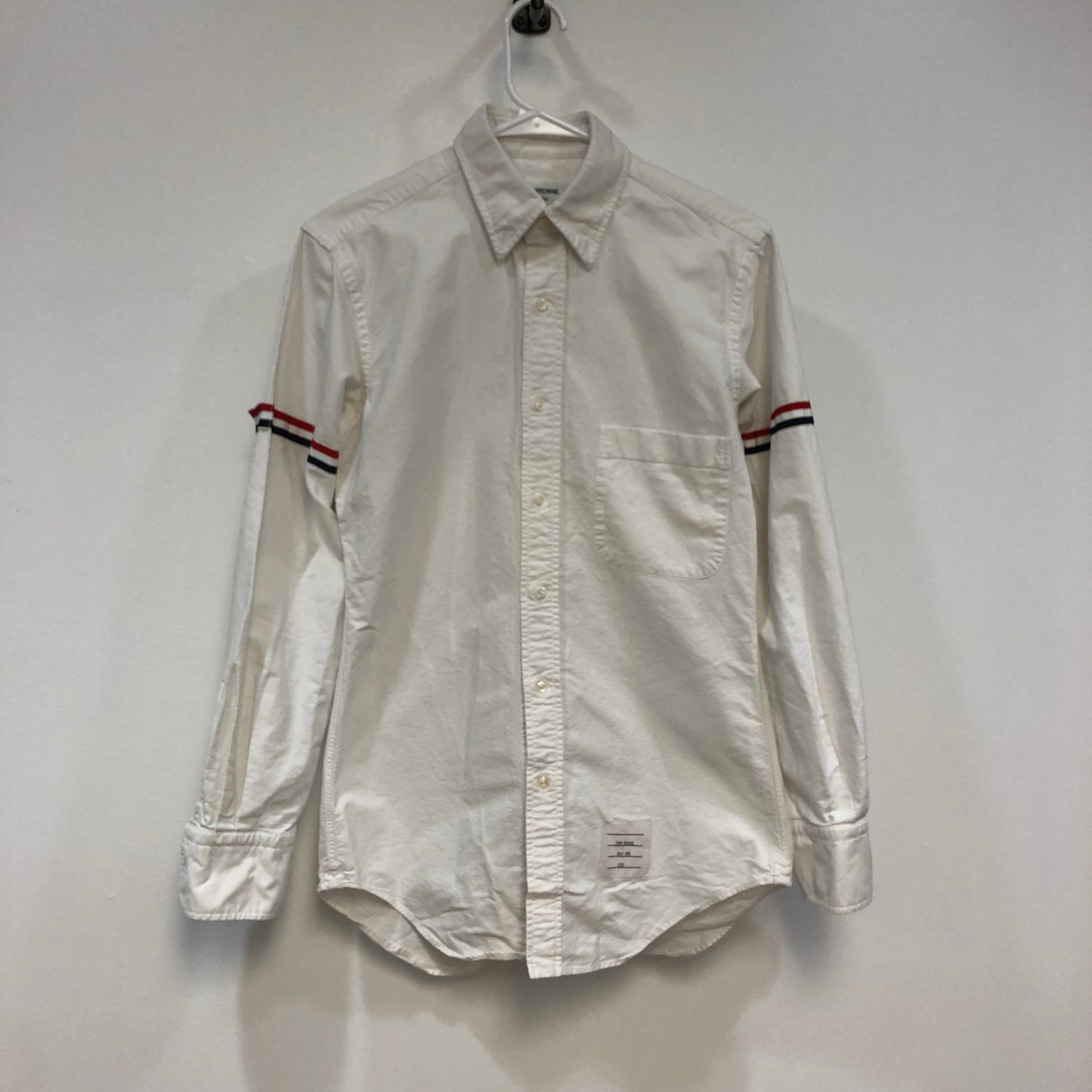 Thom Browne White Classic Button-Down Shirt Size 1