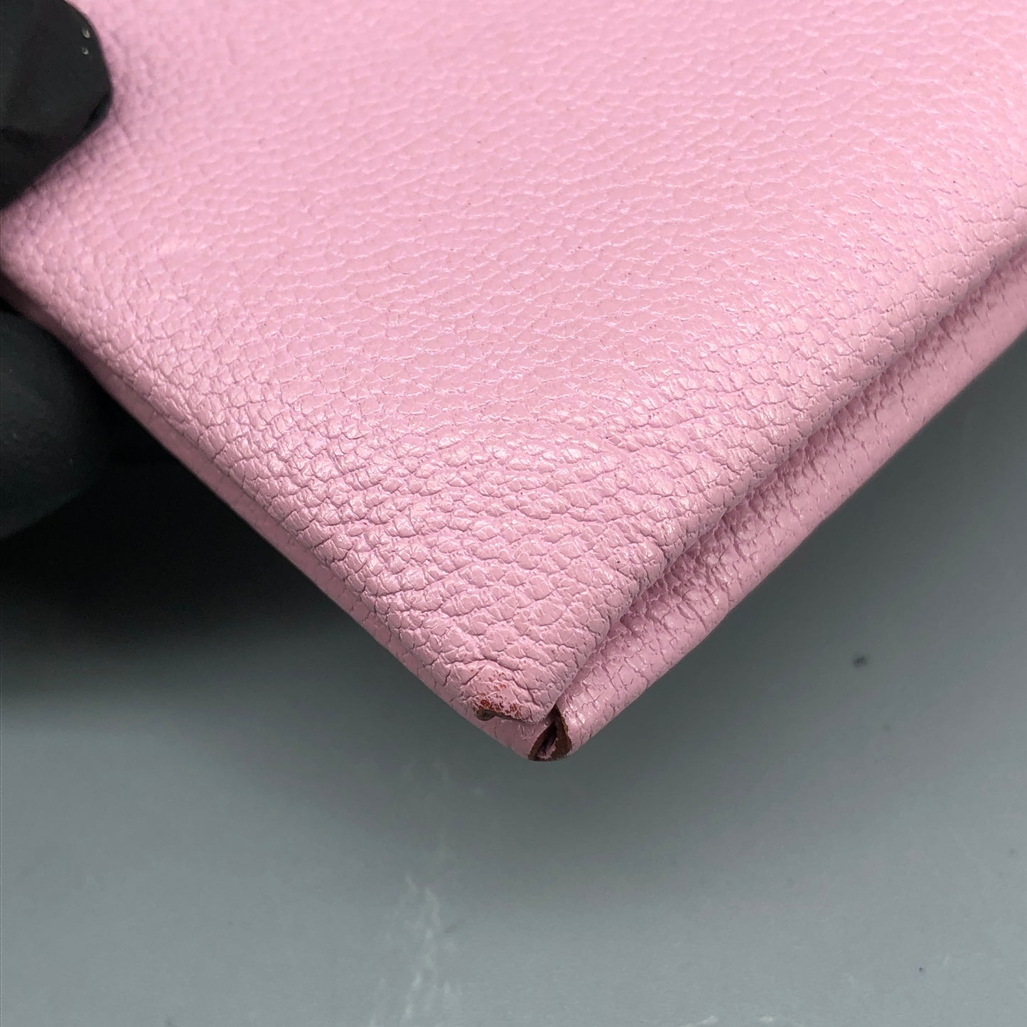 Hermes 2022 Calvi Card Holder Pink