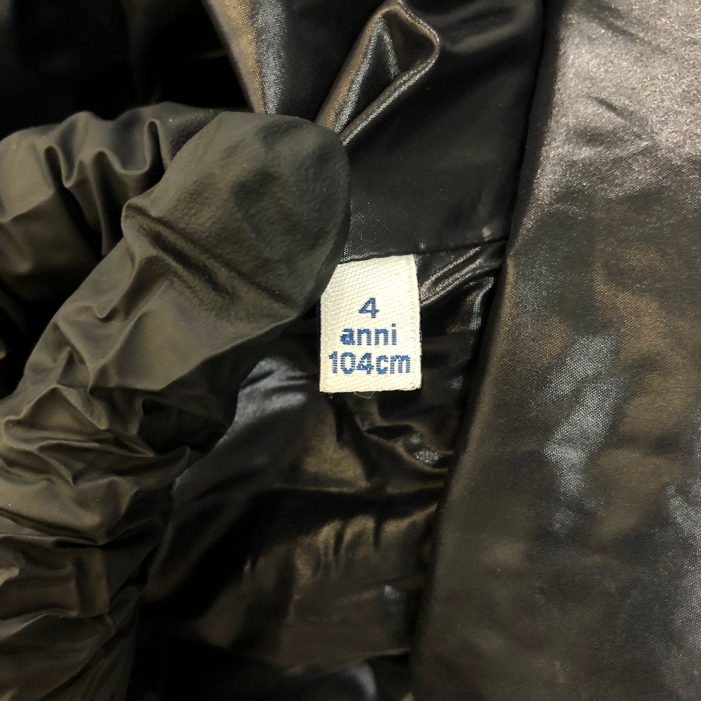 Moncler Kids Detachable Hood Down Jacket 4Y / 104cm Black