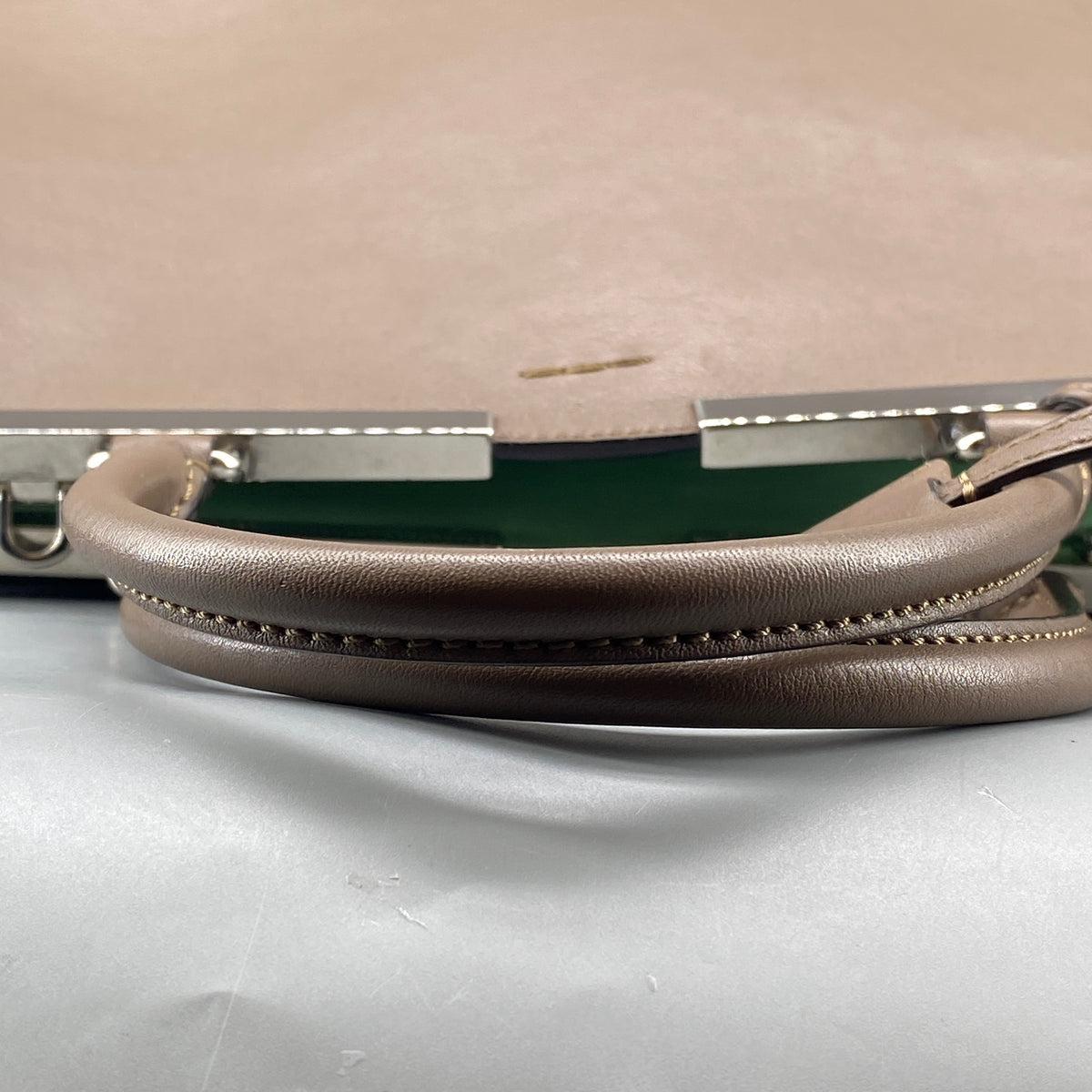 Fendi 2Jours Tote Bag Brown Leather