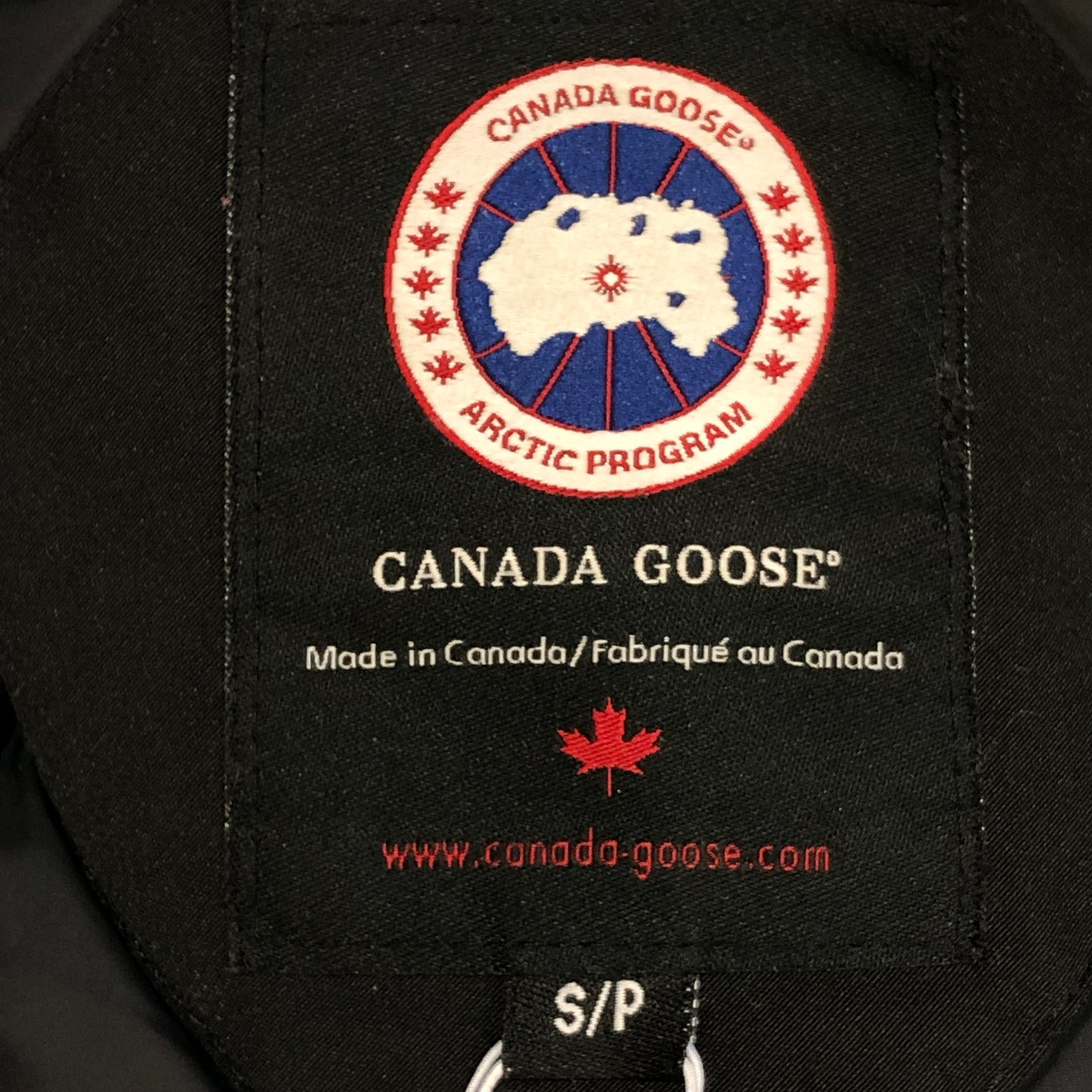 Canada Goose Black Mid-Length Fur Hood Parka Size S