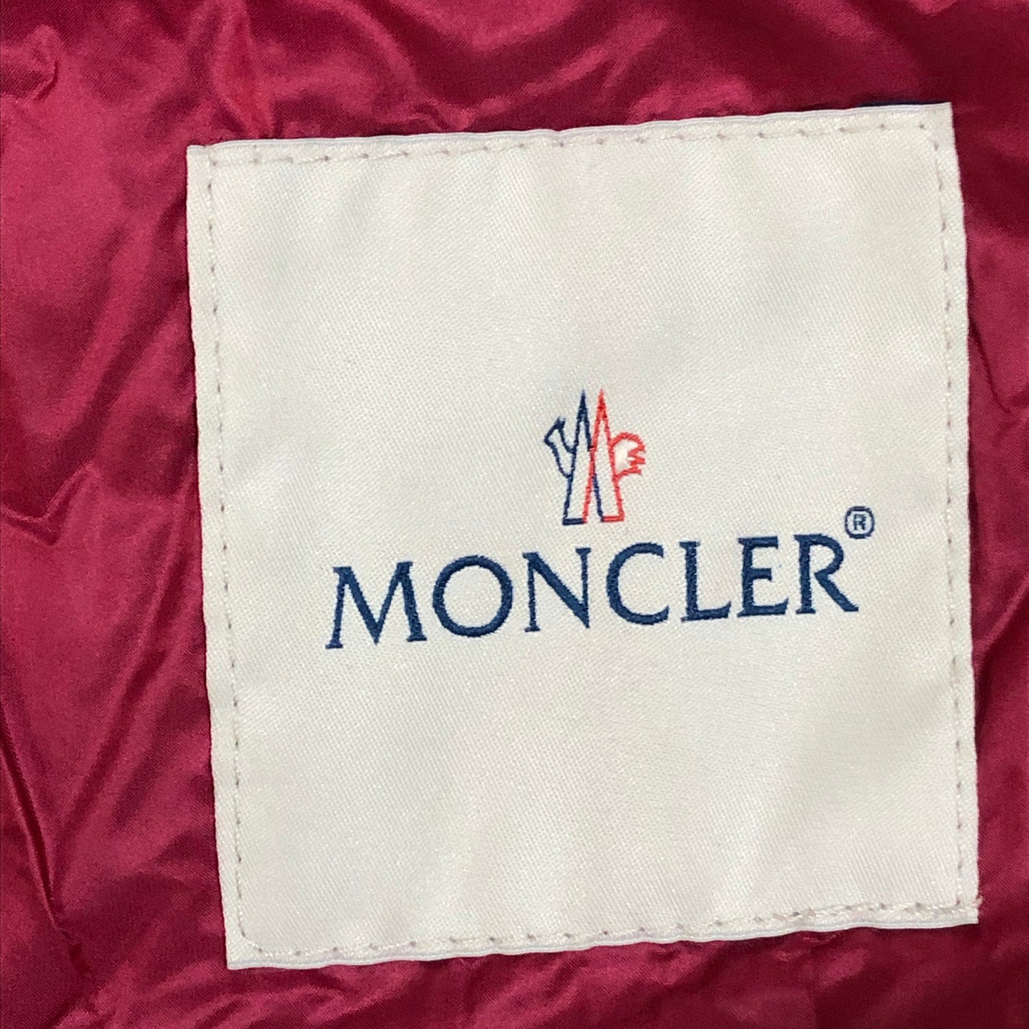 Moncler Fuchsia Stand Collar Quilted Down Gilet Size 2