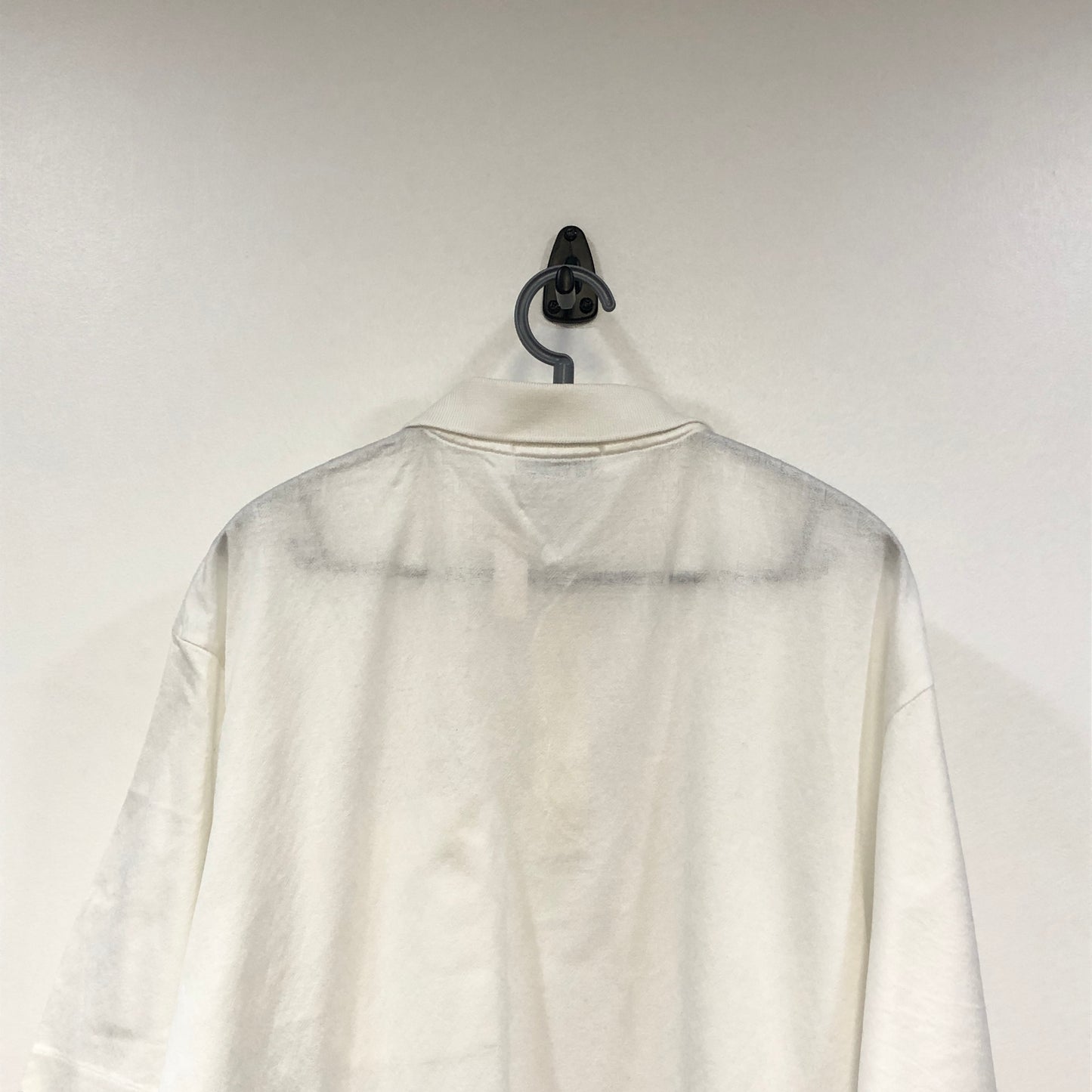 Lanvin White Cotton Short Sleeve Polo Shirt Size XXL