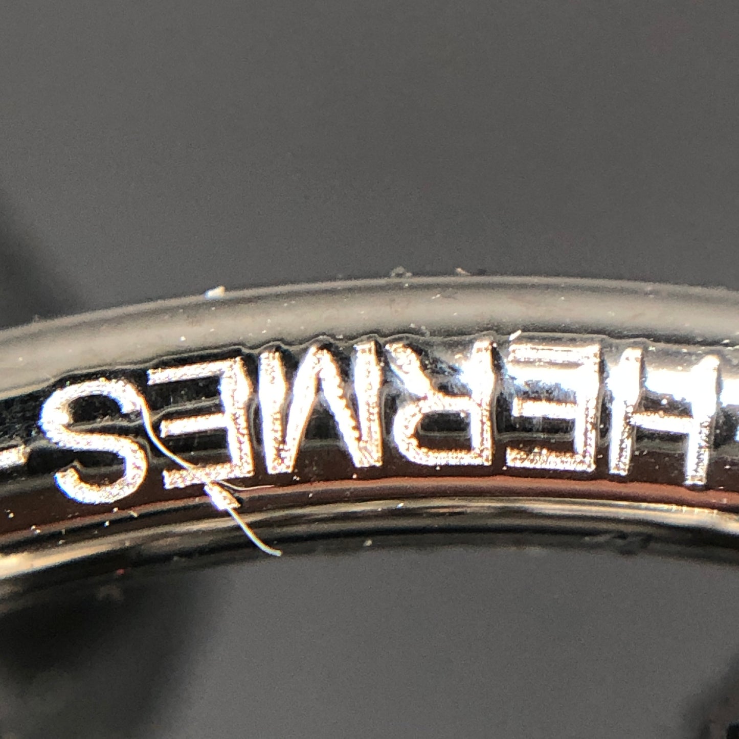 Hermes Silver Chaine d'Ancre Scarf Ring