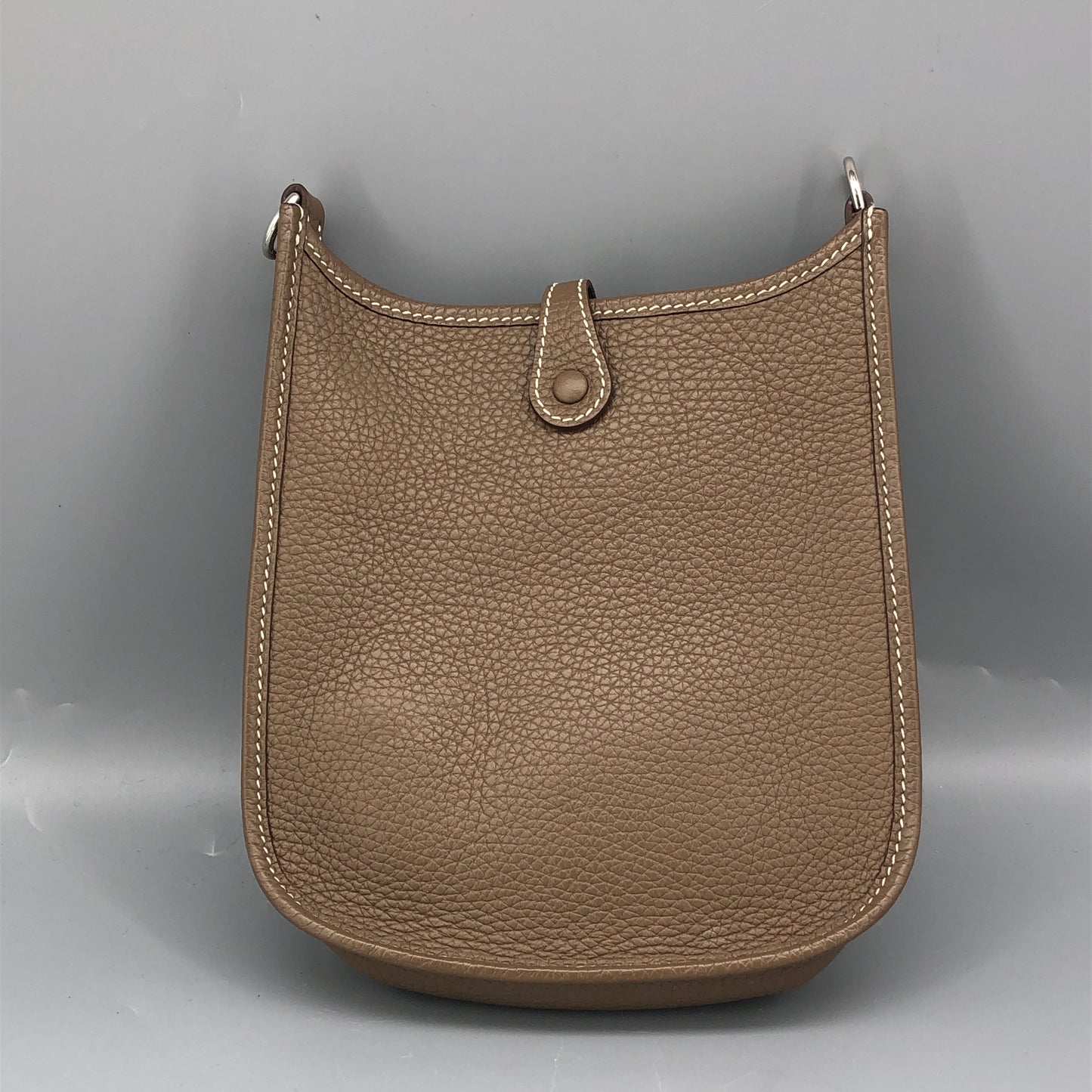 Hermes Mini Evelyne Bag 2021 Etoupe Color