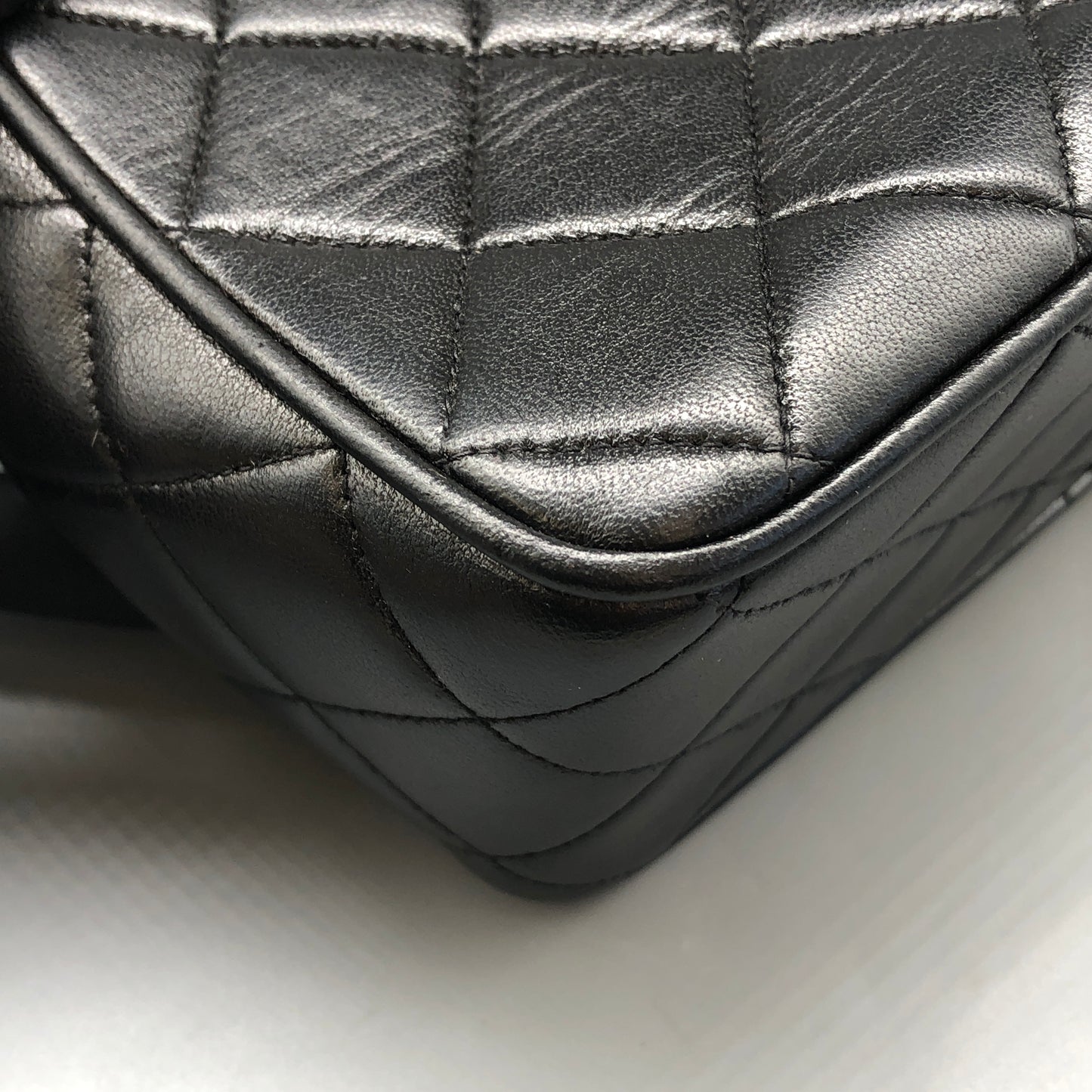 Chanel Black Quilted Leather Camera Bag
