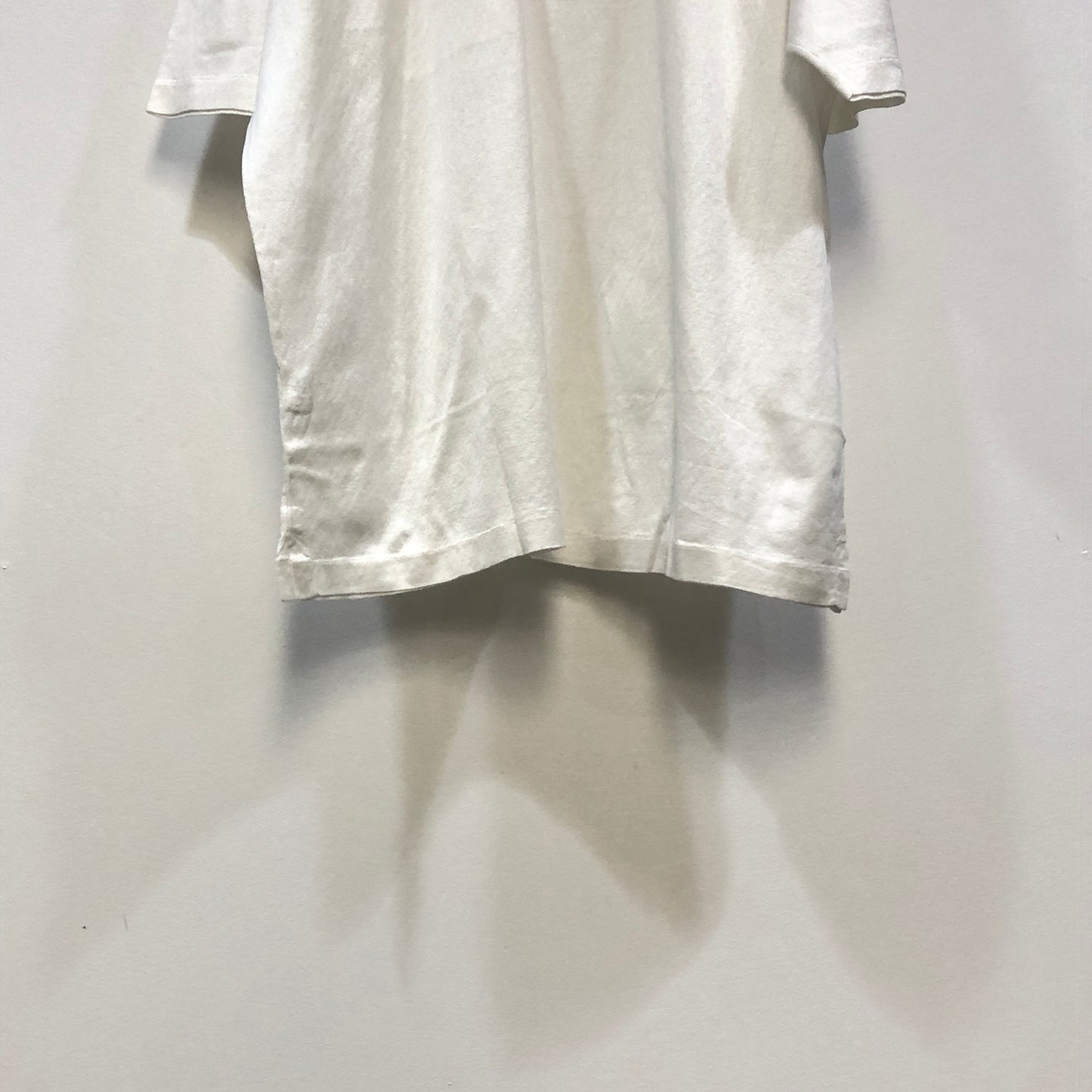 Lanvin White Cotton Short Sleeve Polo Shirt Size XXL