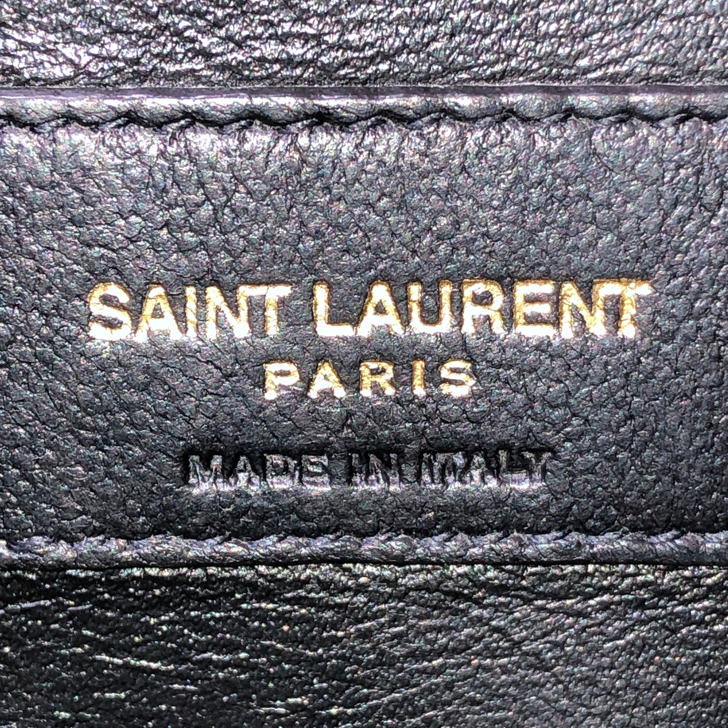 Saint Laurent Box Calfskin Solferino Satchel Bag Black